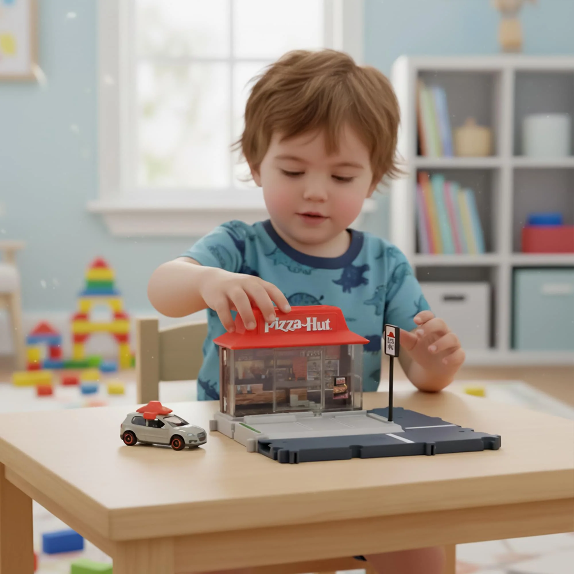Matchbox Action Drivers Pizza Hut Pizza Run Playset - Image 6