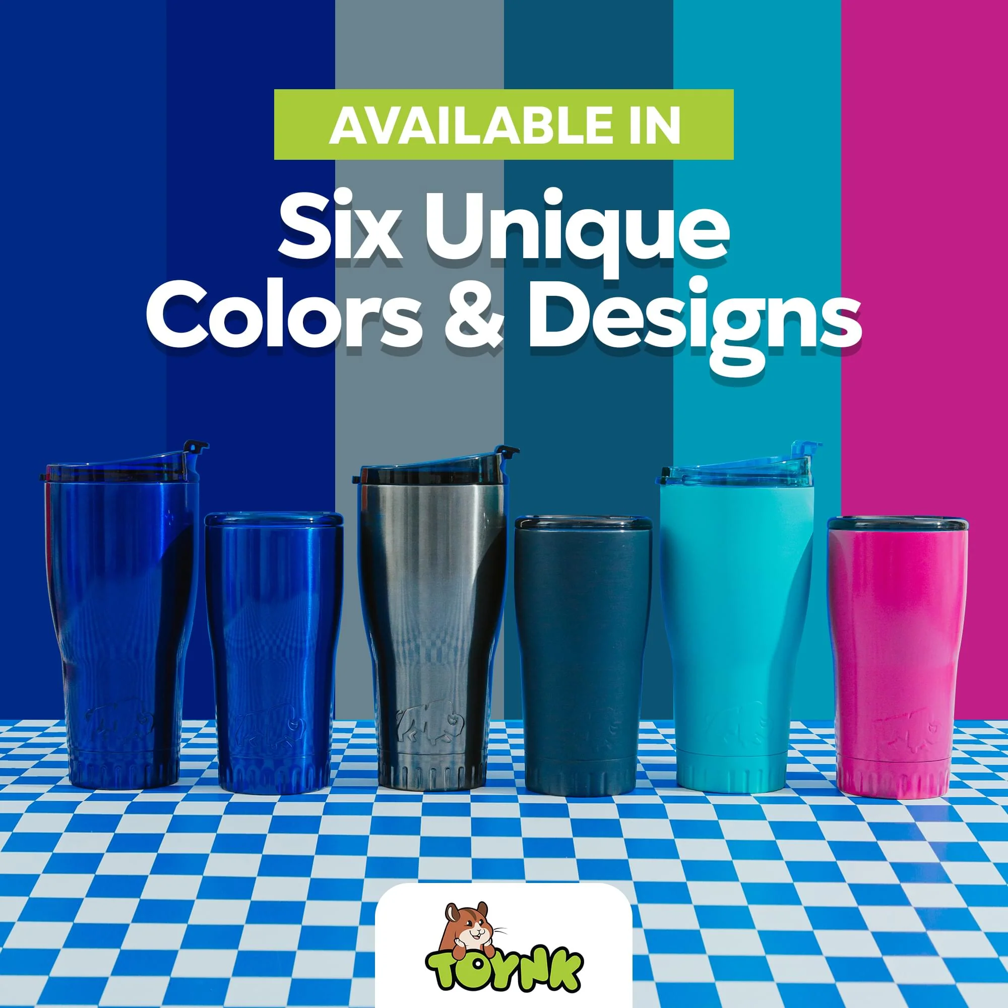 Matte Gray Stainless Steel Tumbler With Open-Sip Lid | Holds 20 Ounces - Image 8