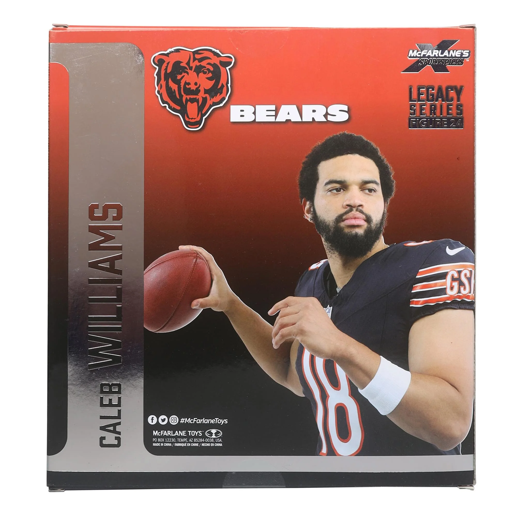 McFarlane NFL Caleb Williams (Chicago Bears) Action Figure - Image 8