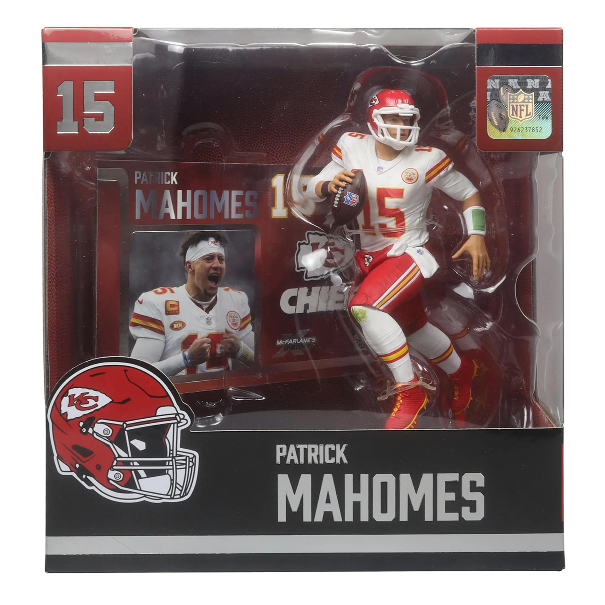 McFarlane NFL Patrick Mahomes (Kansas City Chiefs) Action Figure - Image 2