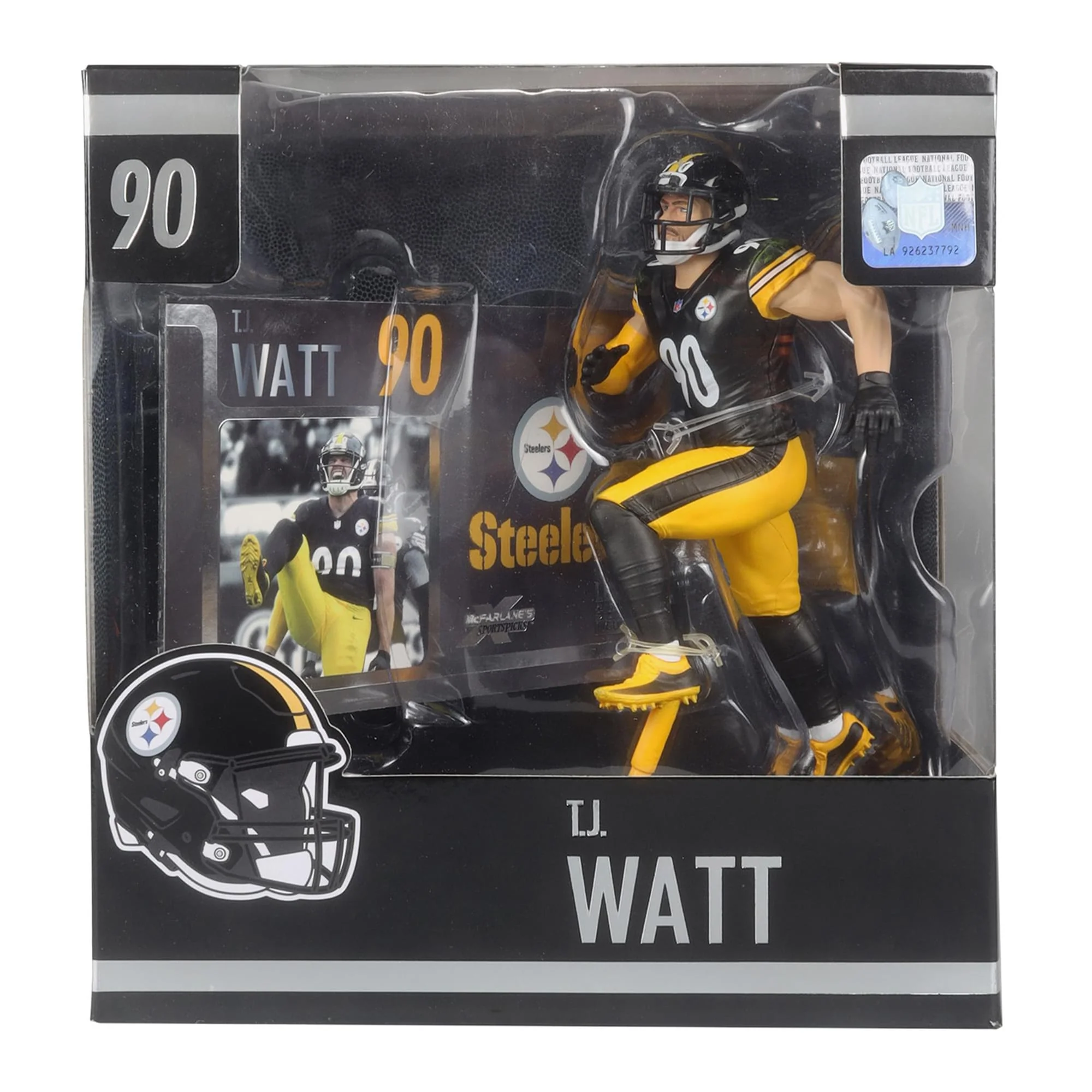 McFarlane NFL TJ Watt (Pittsburgh Steelers) Action Figure - Image 2