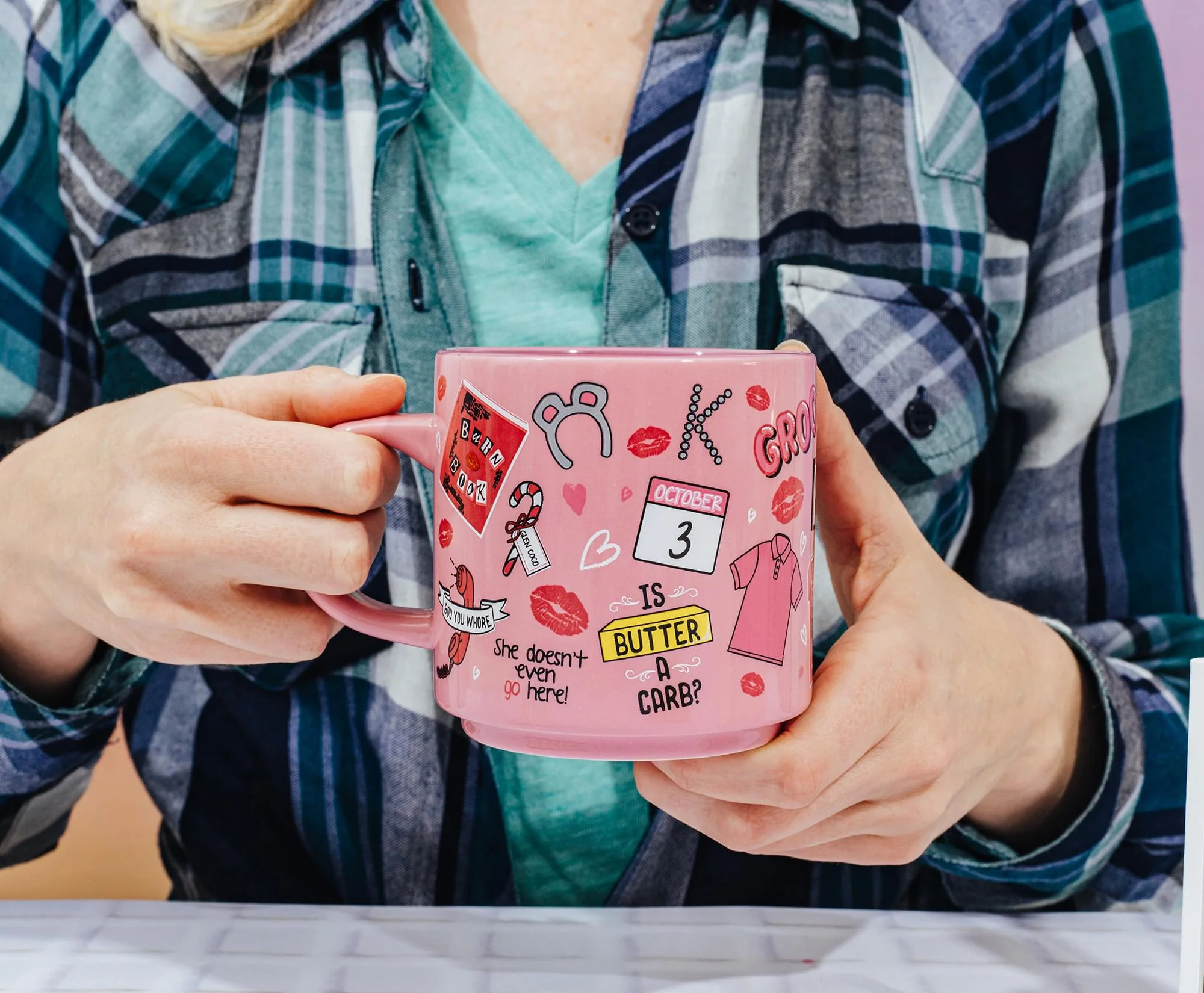 Mean Girls Icons Pink Ceramic Mug | Holds 13 Ounces - Image 6