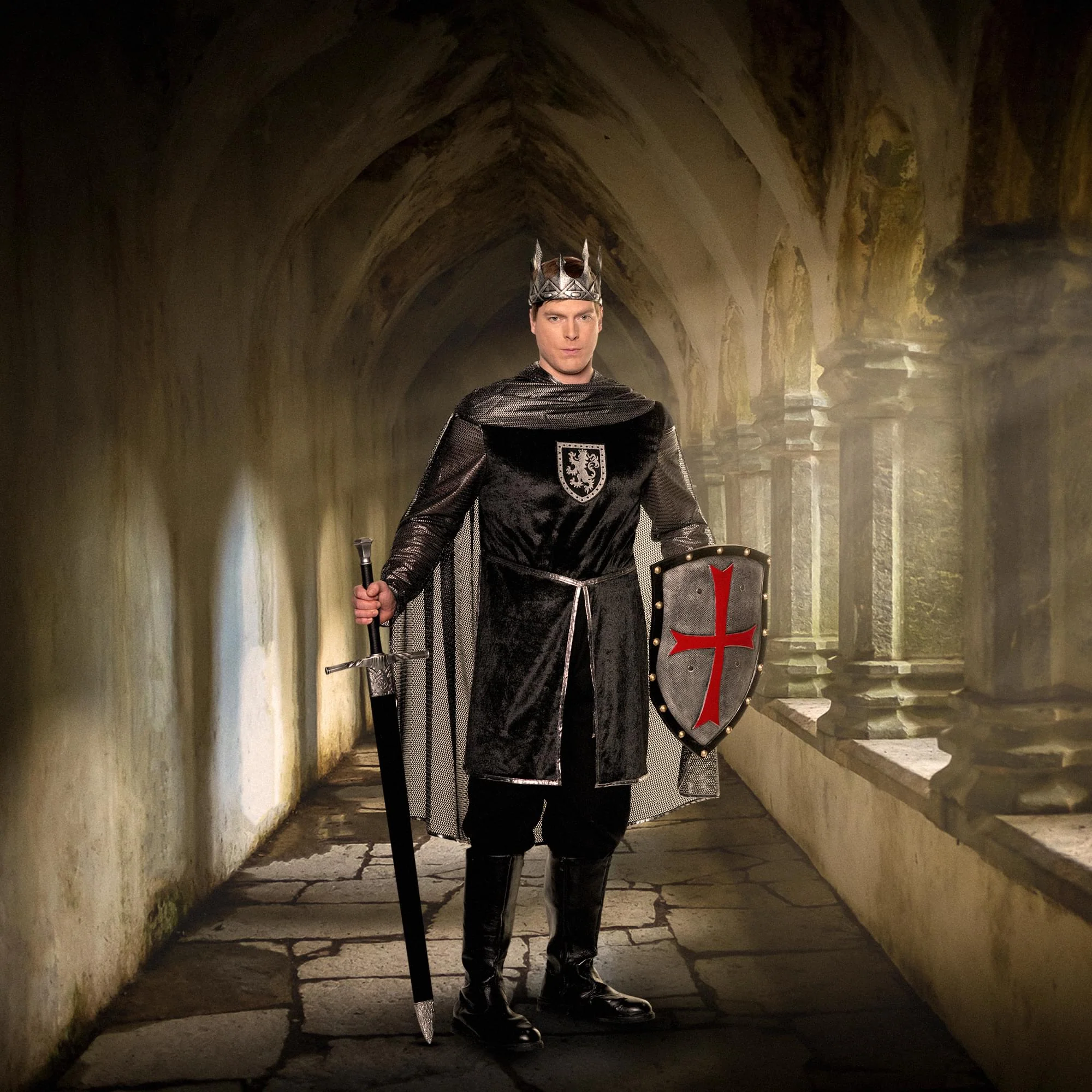 Medieval Crusader Adult Costume - Image 3