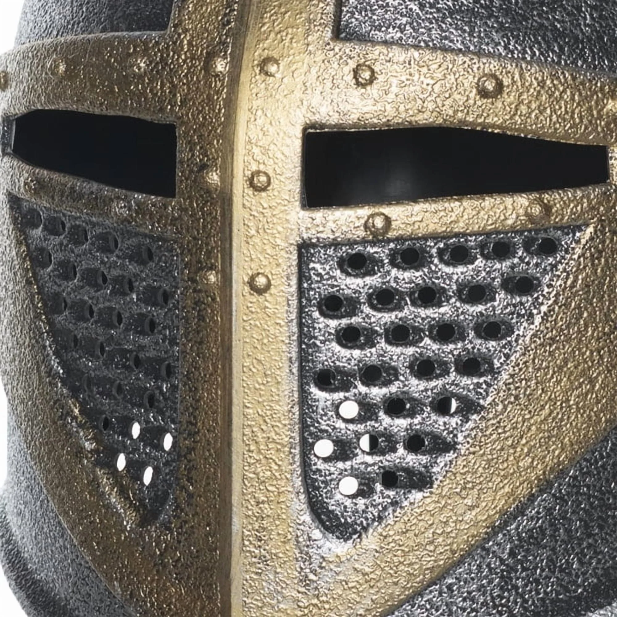 Medieval Crusader Bucket Helmet Adult Costume Accessory - Image 2