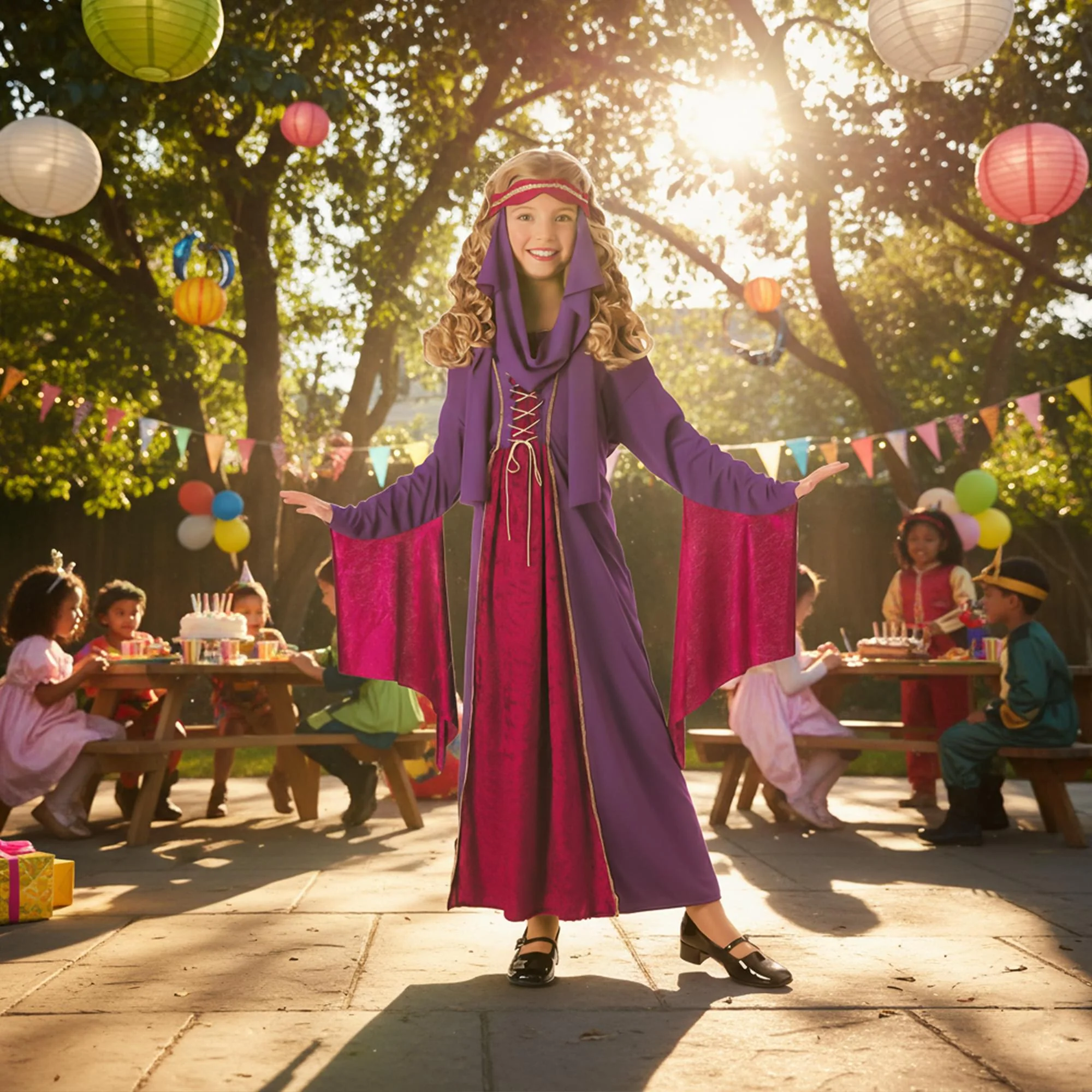 Medieval Princess Child Costume - Image 5