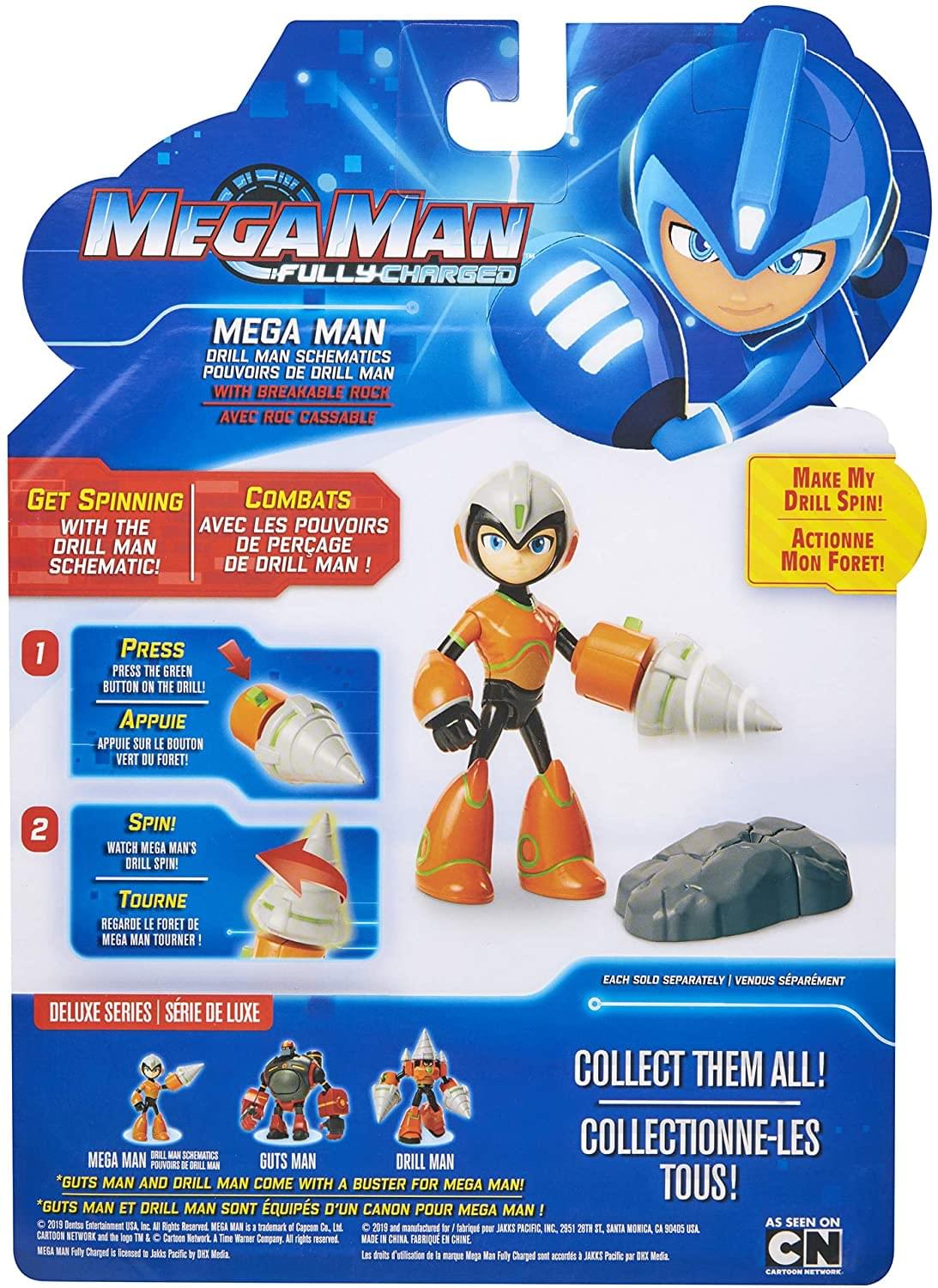 Mega Man Fully Charged 7 Inch Action Figure | Drill Man - Image 4