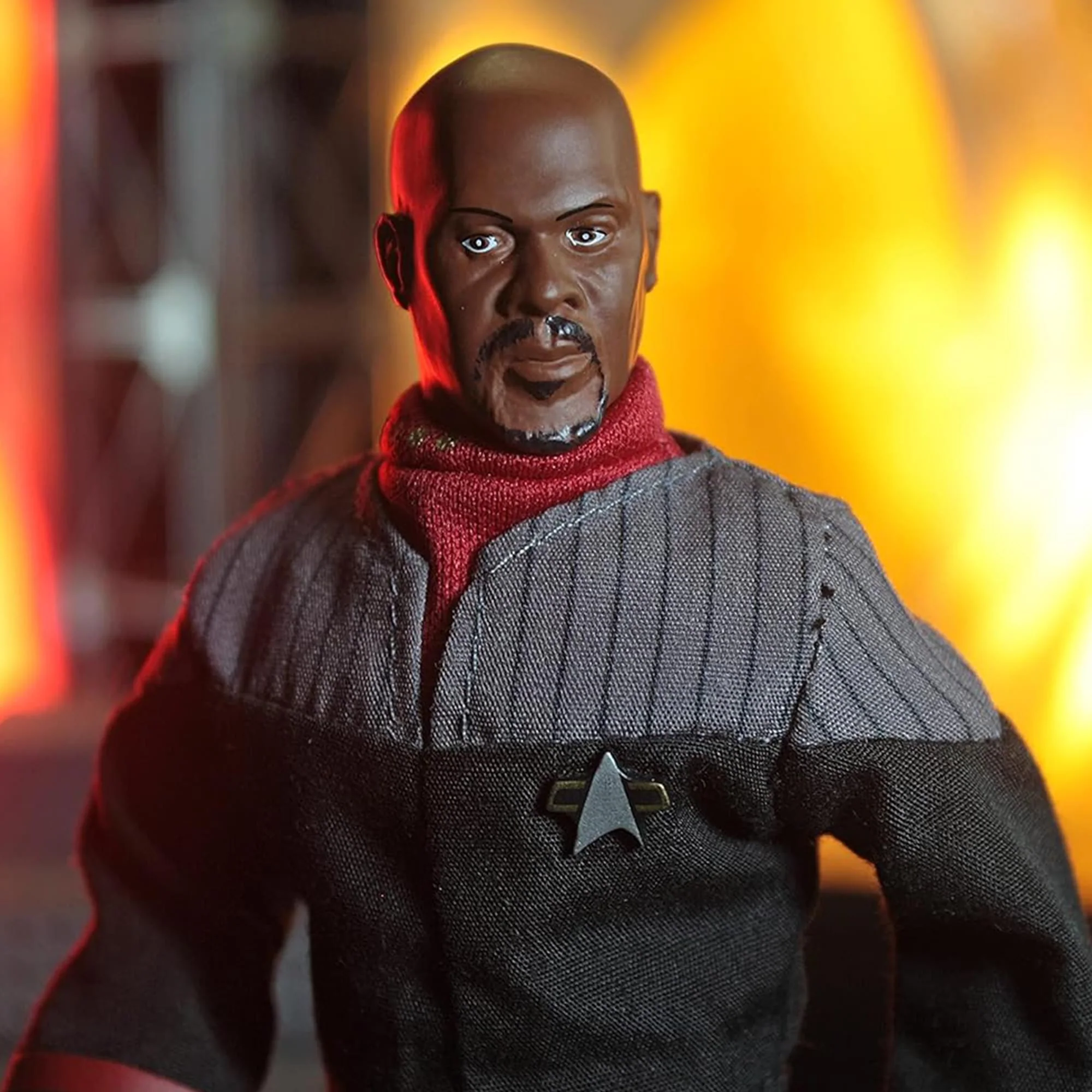 Mego Star Trek Deep Space Nine Captain Sisko 8 Inch Action Figure - Image 9