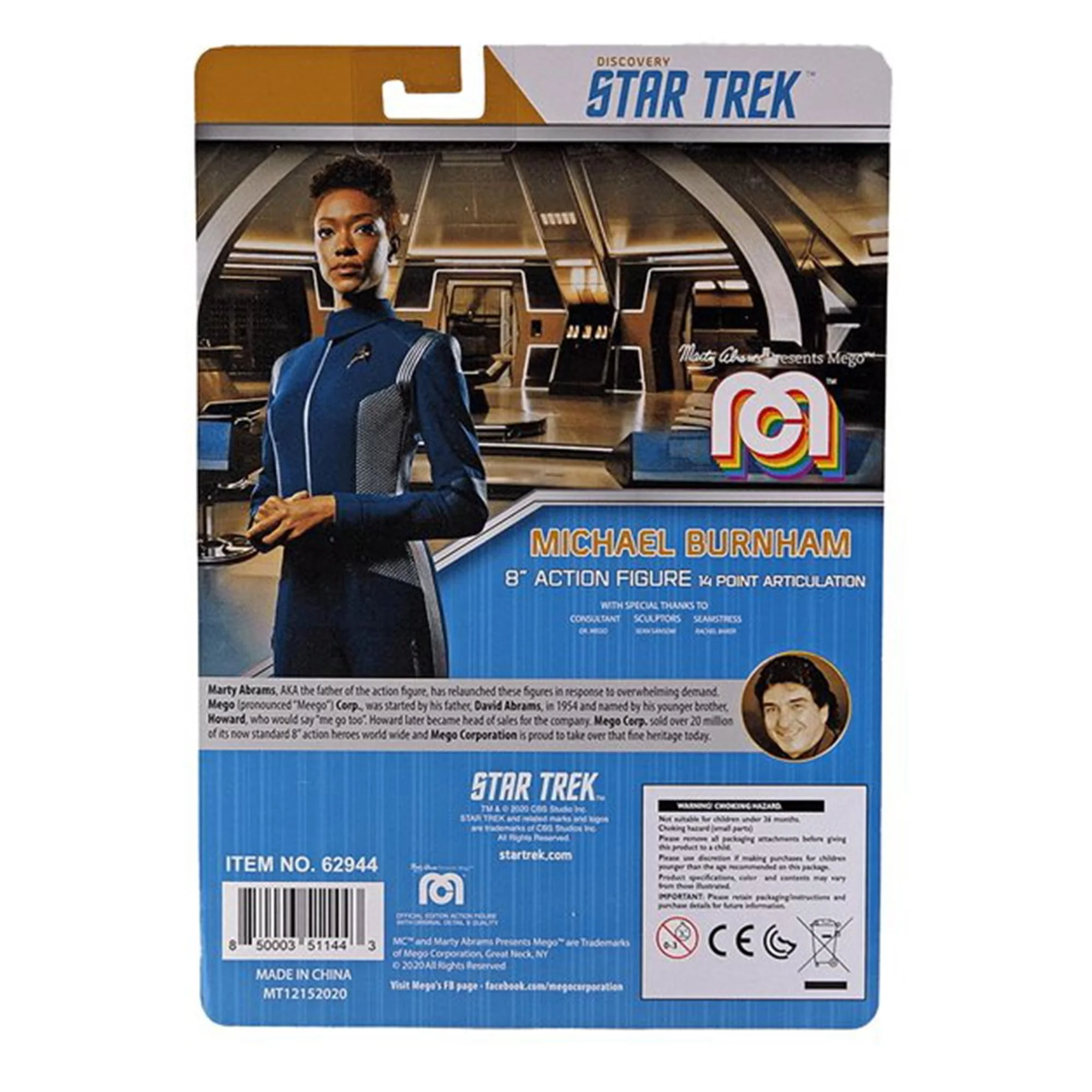 Mego Star Trek Discovery Michael Burnham 8 Inch Action Figure - Image 5