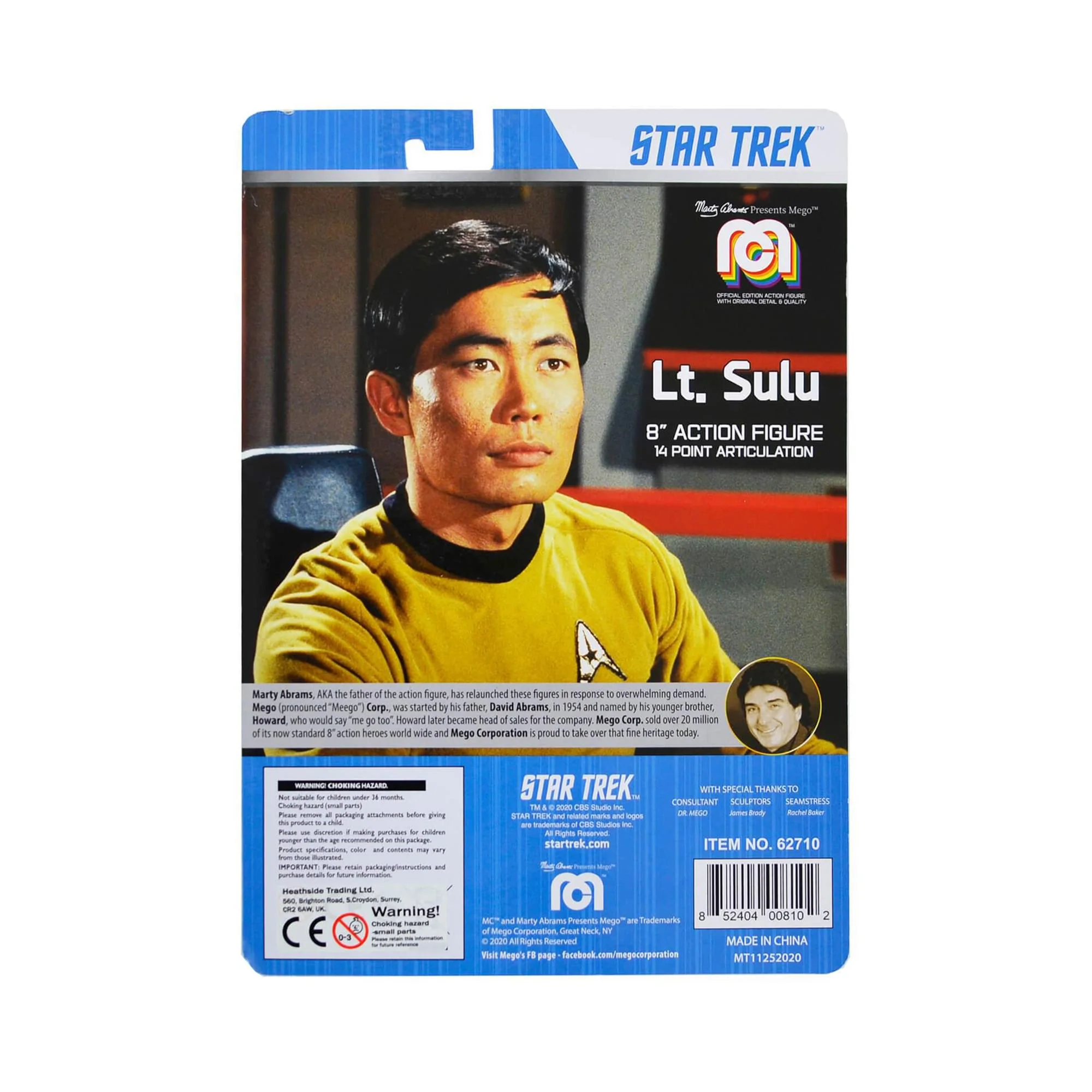 Mego Star Trek Sulu Action Figure 8" - Image 7