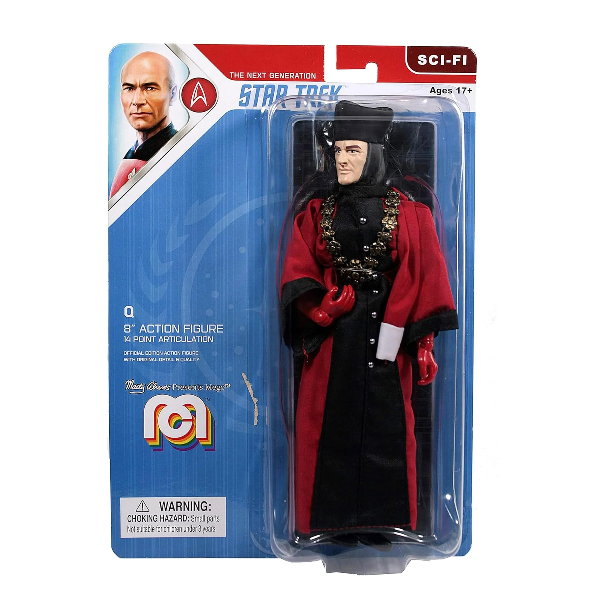 Mego Star Trek The Next Generation Q 8 Inch Action Figure - Image 5