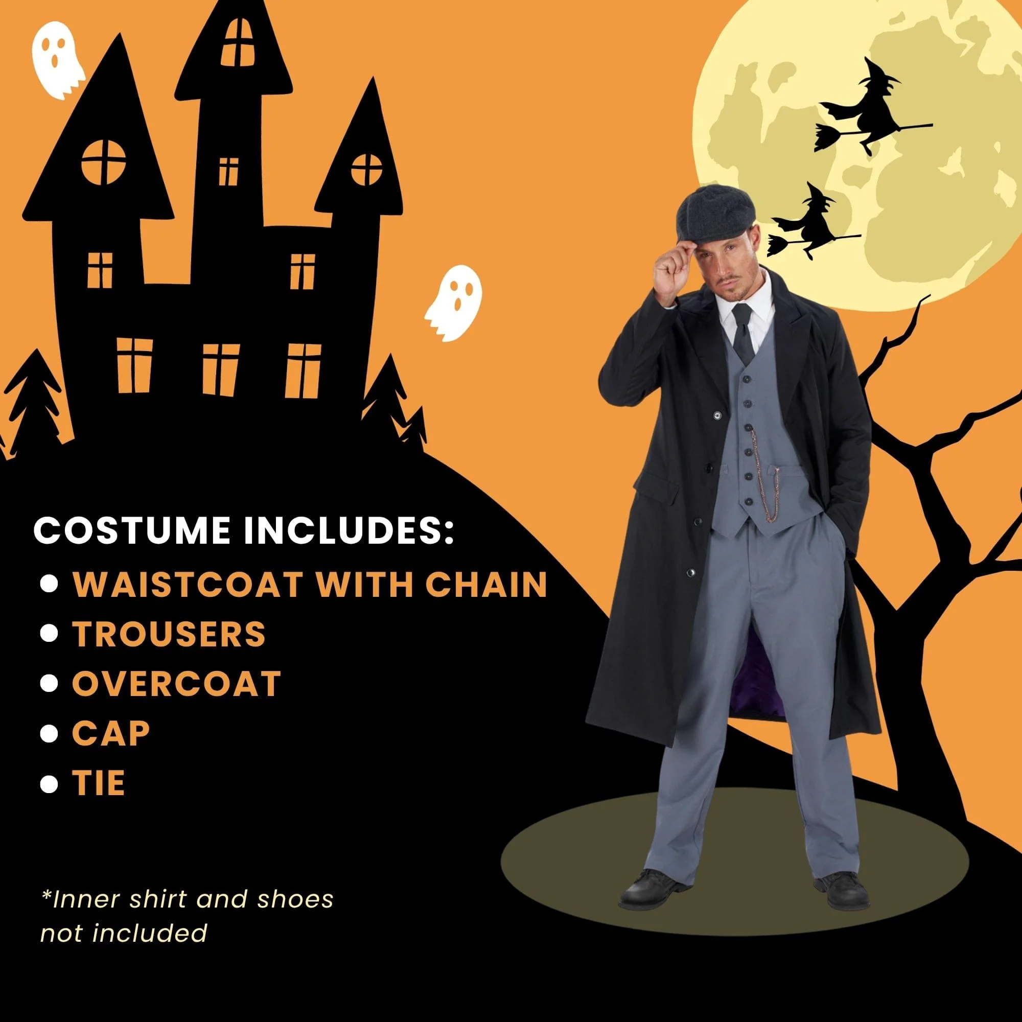 Men's 20's Style Adult Costume - Image 6