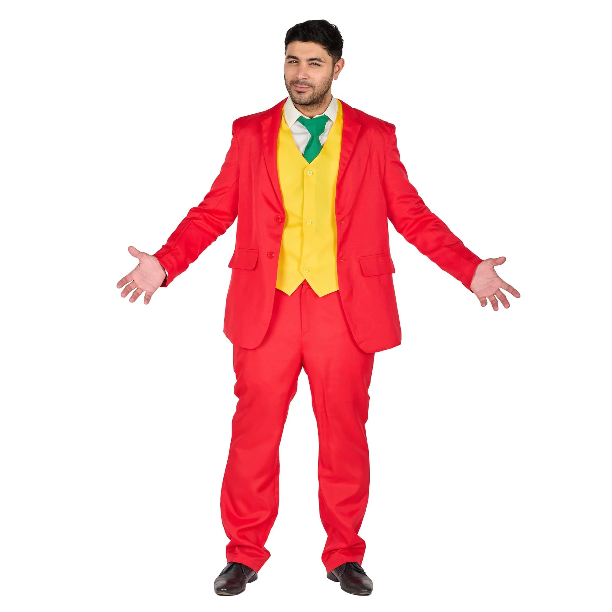 Circus Villain Joker-Inspired Adult Costume - Image 4