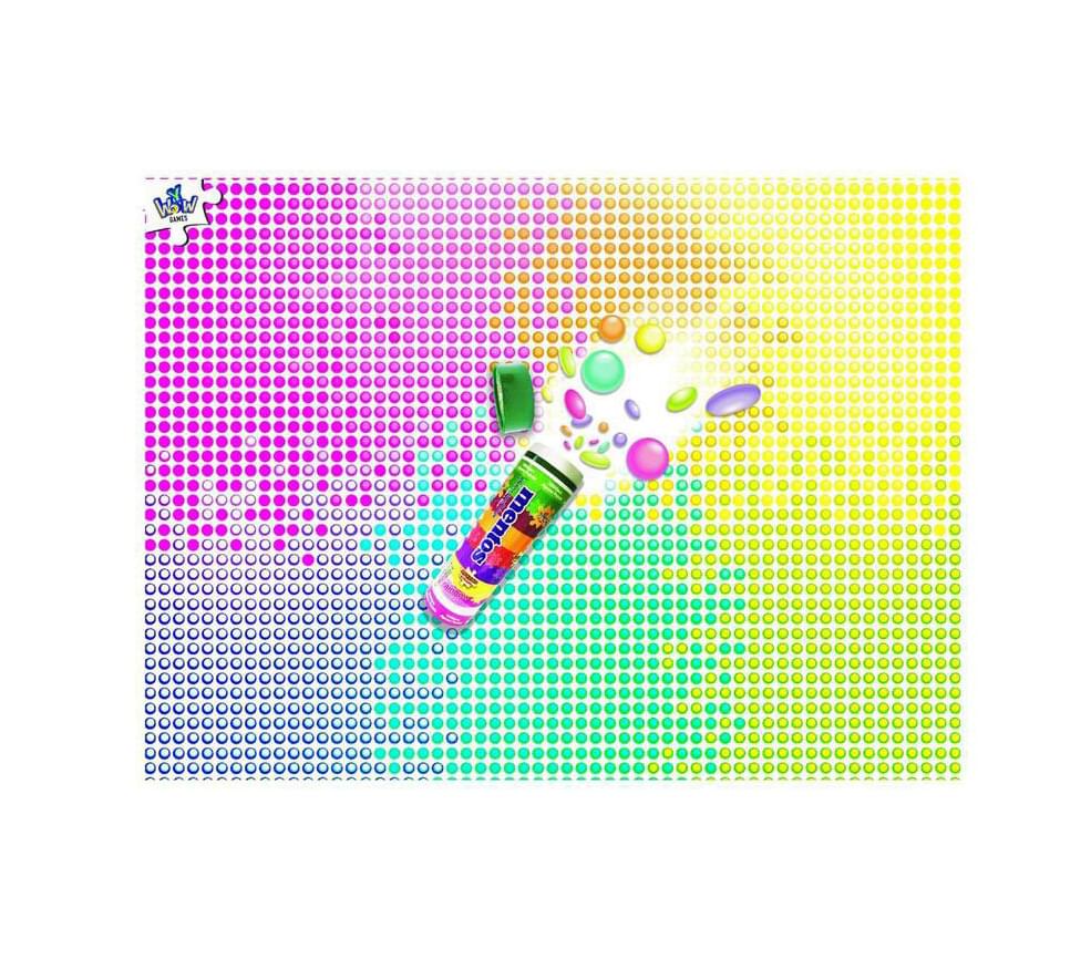 Mentos 1000 Piece SuperSized Jigsaw Puzzle | Rainbow - Image 2