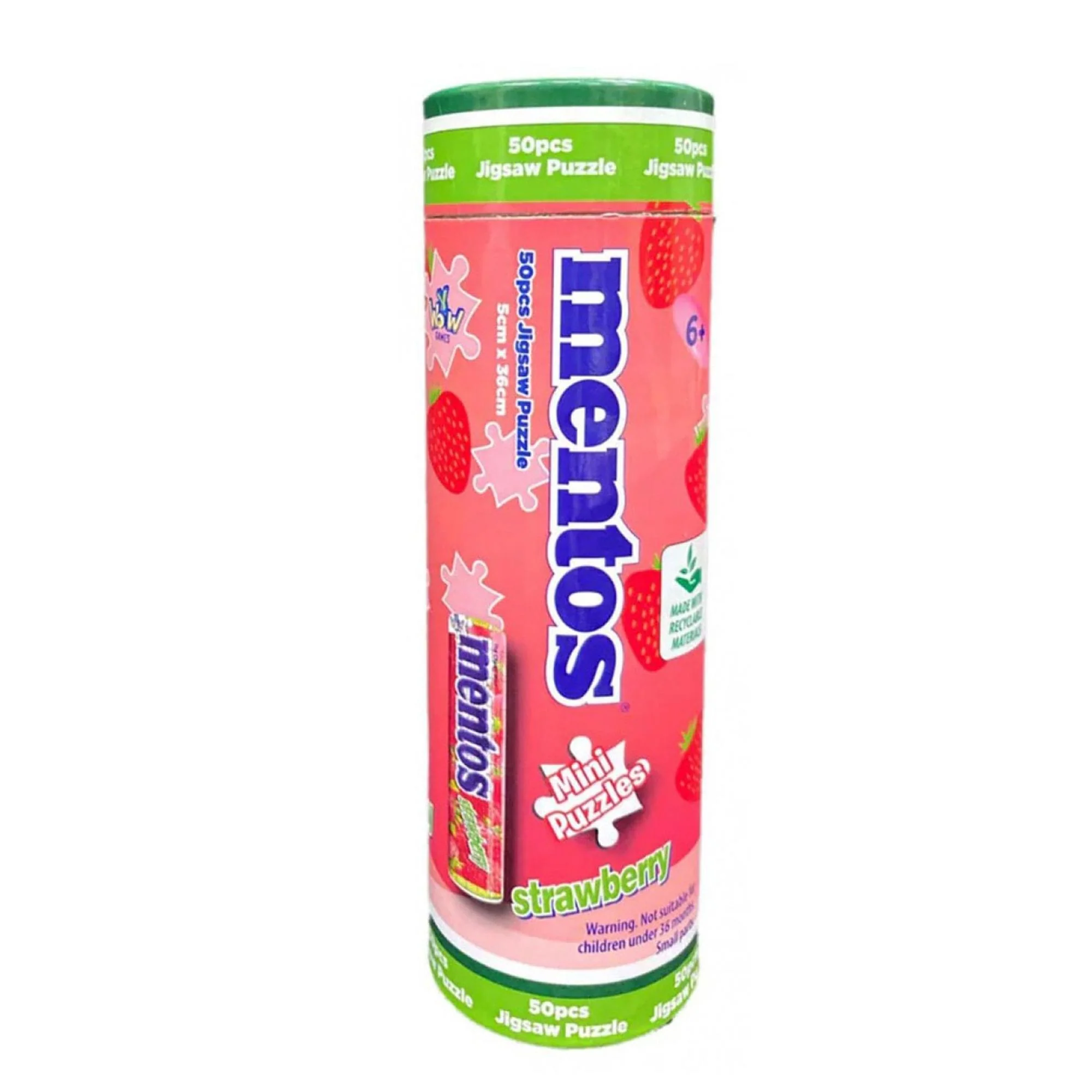 Mentos 50 Piece Mini Jigsaw Puzzle | Strawberry - Image 2