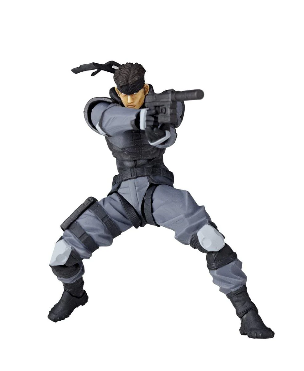 Metal Gear Solid 4" Revoltech Yamaguchi Mini Action Figure Solid Snake