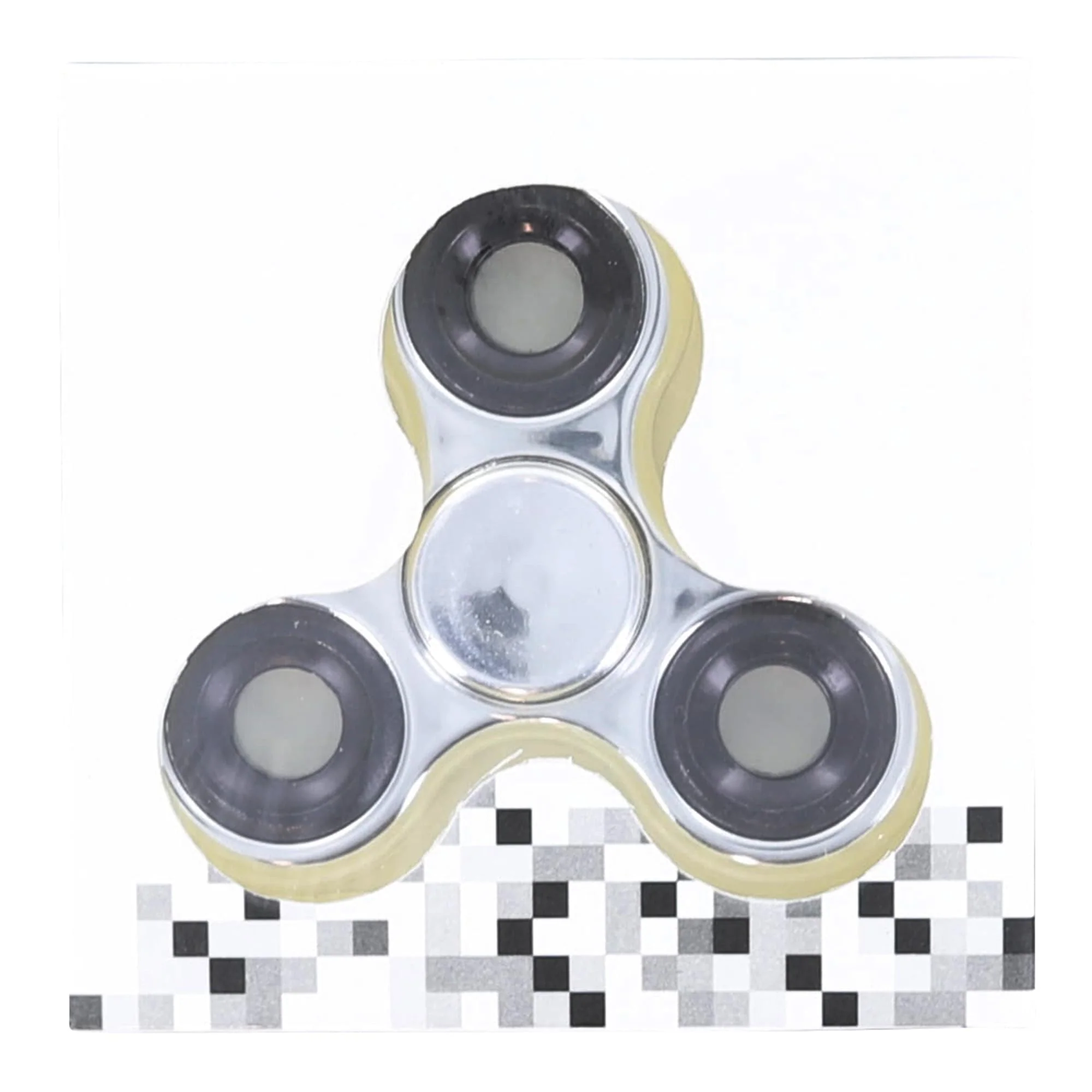 Metallic Fidget Spinner | Silver - Image 2
