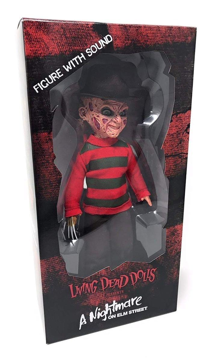 Mezco Living Dead Doll A Nightmare On Elm Street Freddy Krueger Talking Doll - Image 3