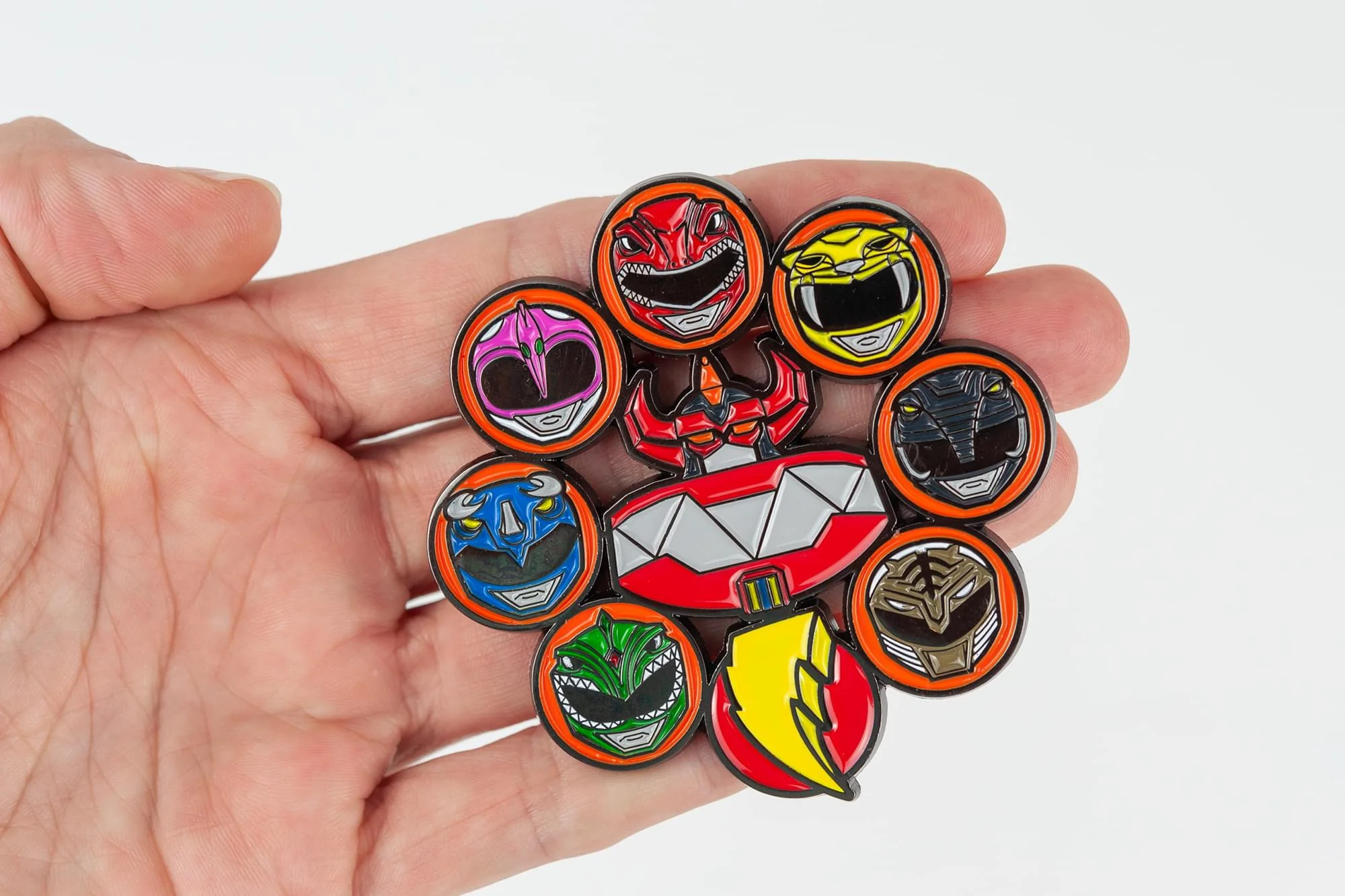 Mighty Morphin Power Rangers 2.5-Inch Deluxe Enamel Pin - Image 4