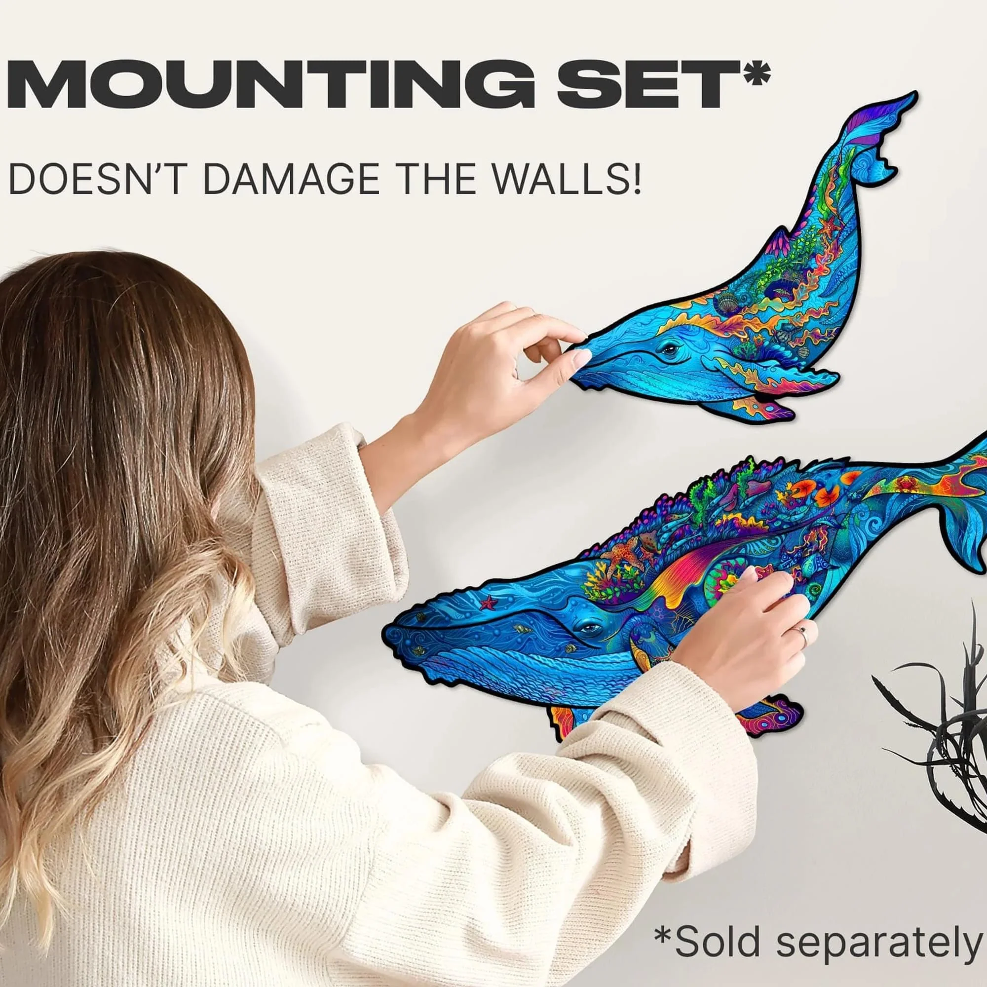 Milky Whales 98 Piece Shaped Wooden Jigsaw Puzzle - Image 4