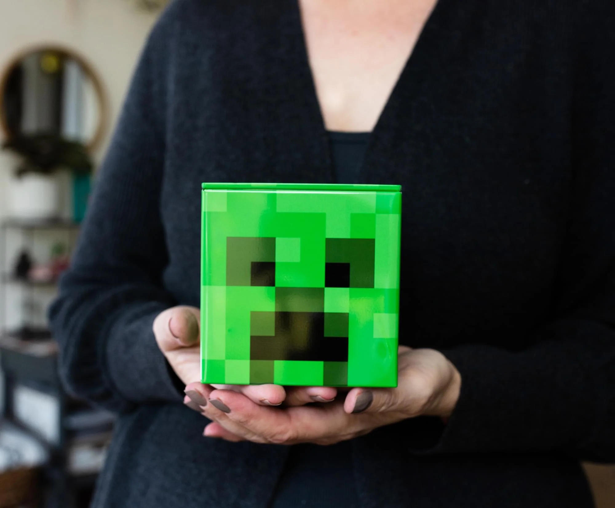 Minecraft 4x4 Inch Tin Storage Box Set of 5 | Bee | Creeper | TNT | Table | Jack - Image 5