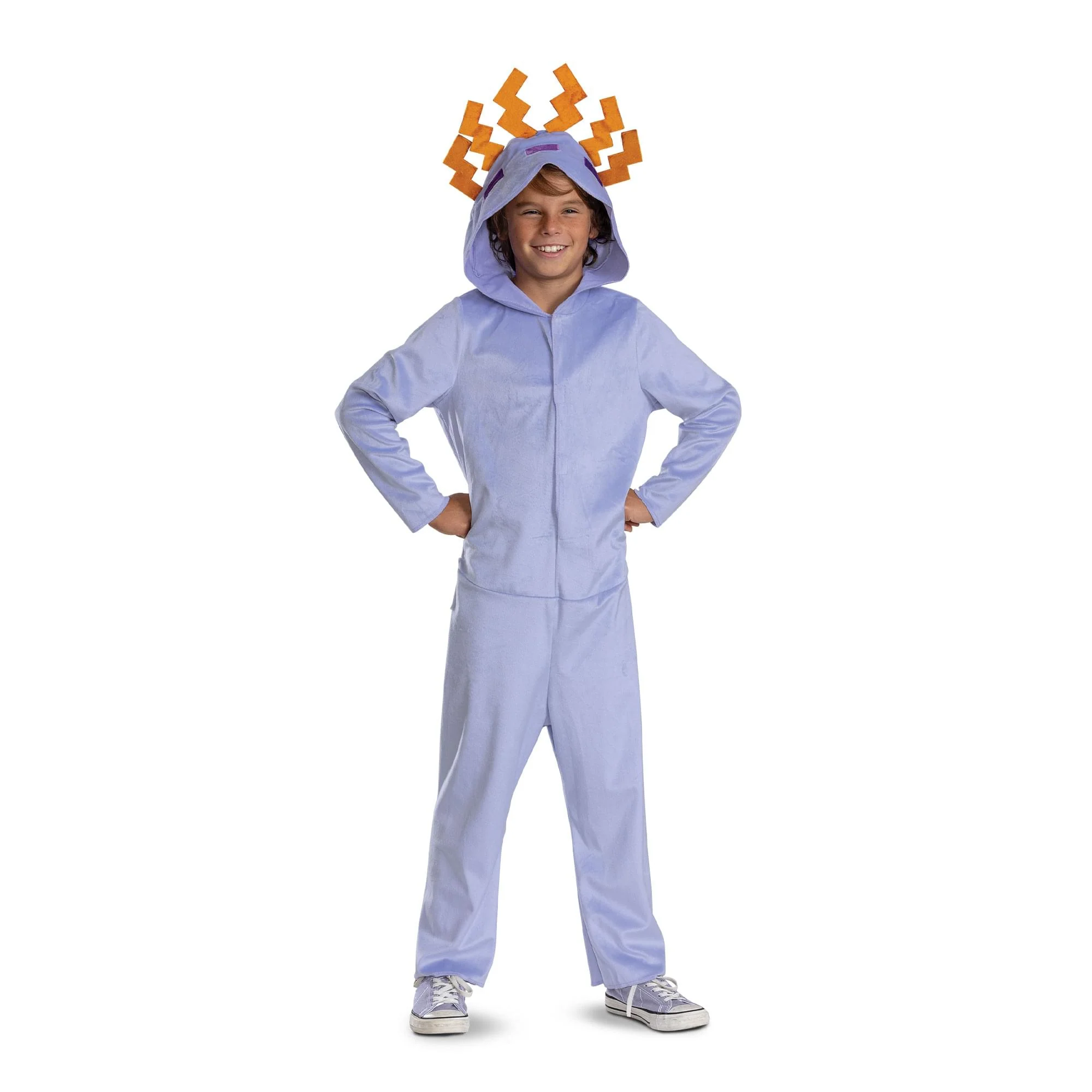 Minecraft Axolotl Hooded Child Costume Jumpsuit - Image 10