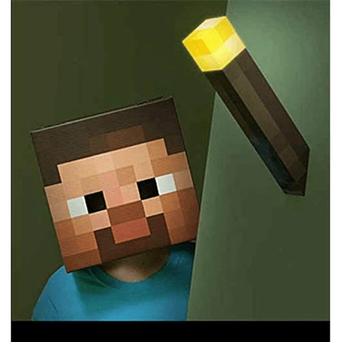 Minecraft LED Light 12 Inch Torch & 7 inch Potion Set of 2 - Image 4