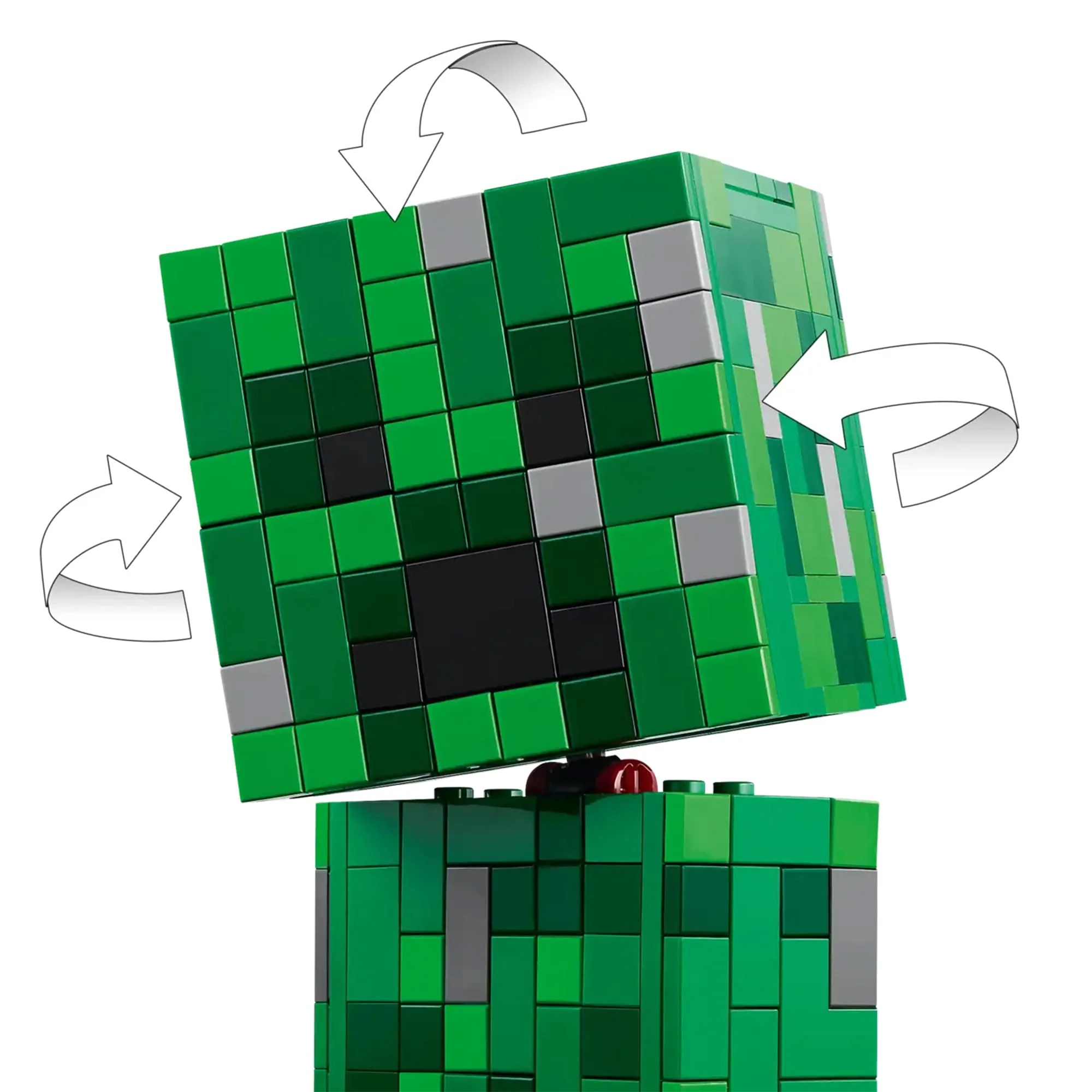 Minecraft LEGO 21276 The Creeper 665 Piece Building Set - Image 4