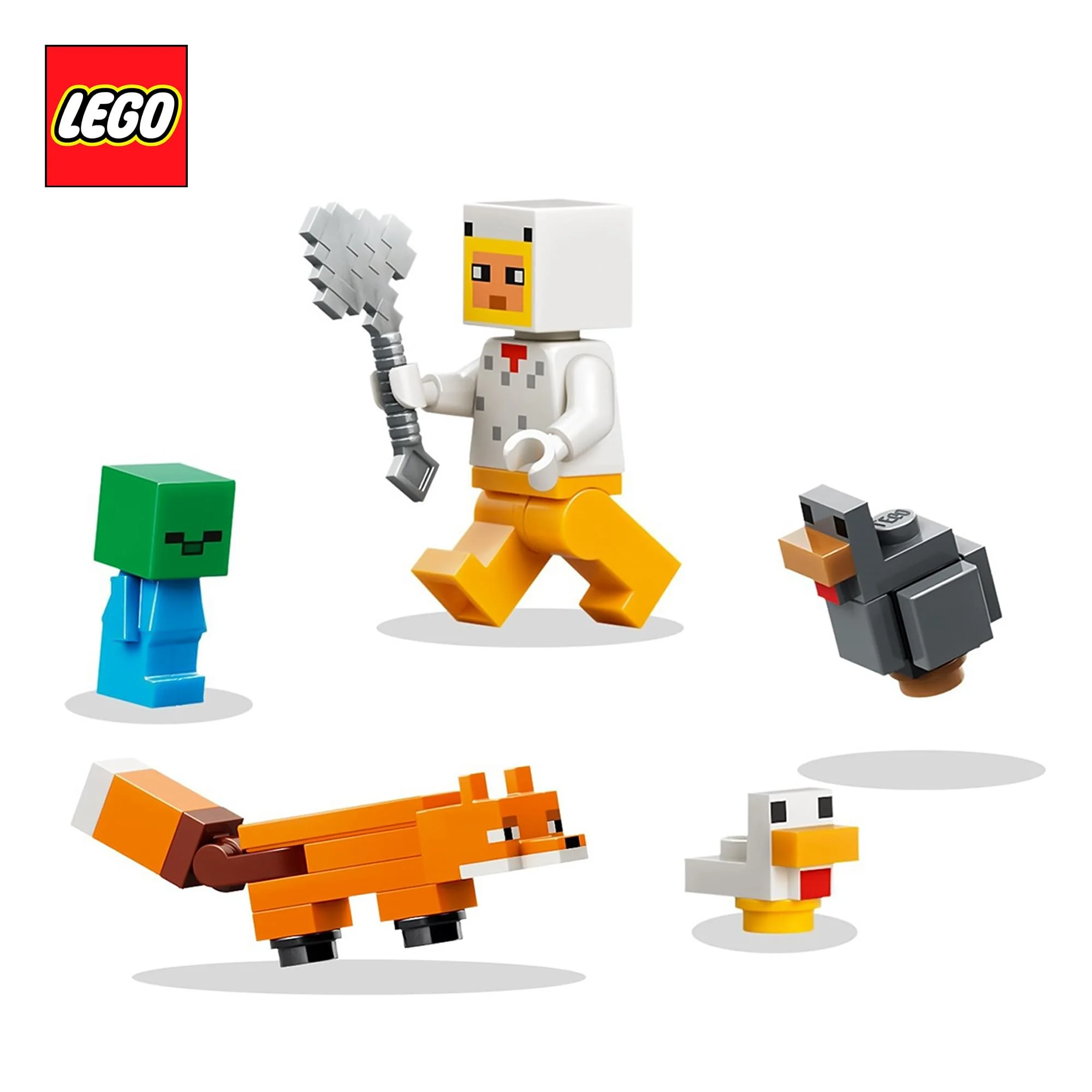 Minecraft LEGO 21585 Chicken Farm 233-Piece Building Set - Image 3