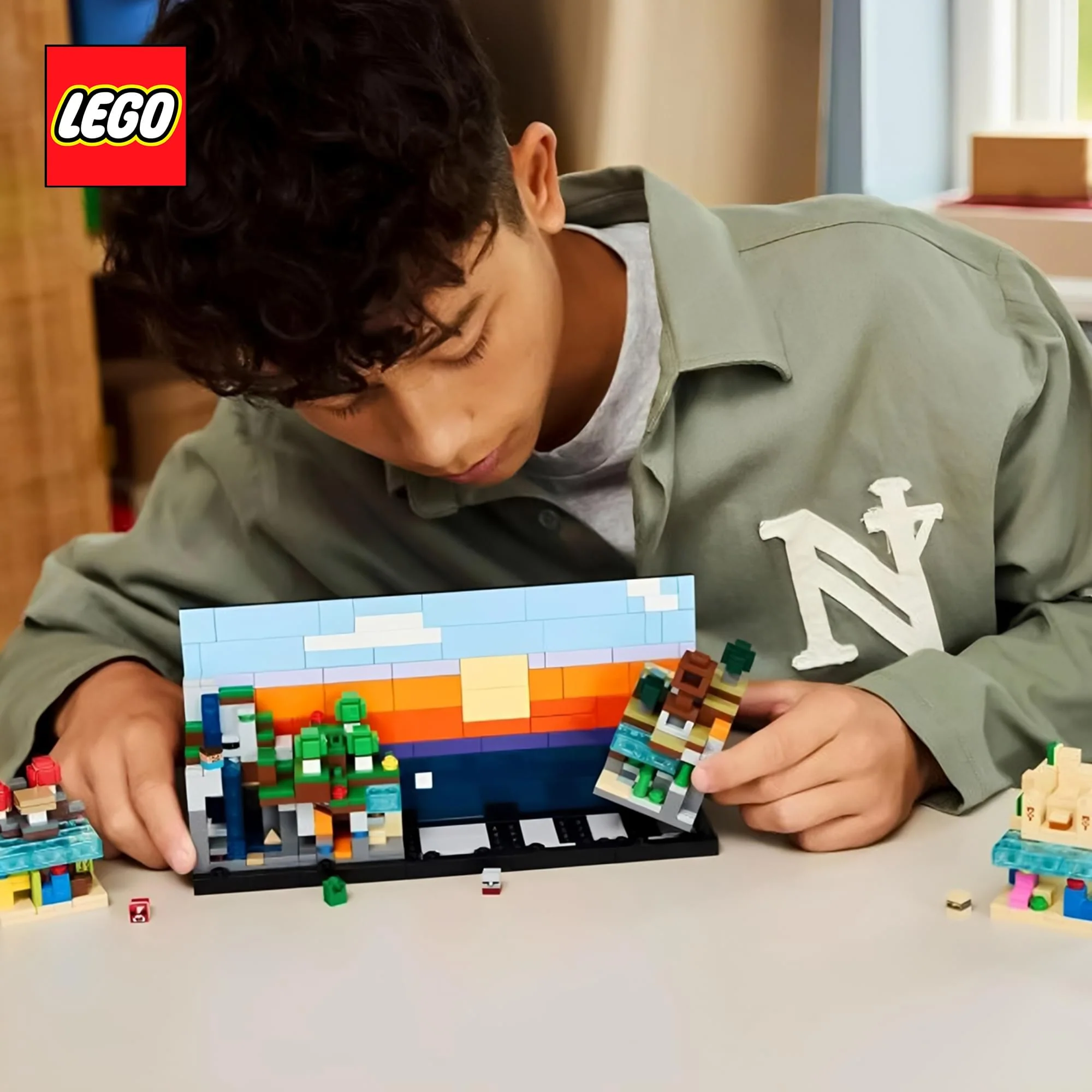 Minecraft LEGO 21589 Mini Biomes 797-Piece Building Set - Image 7