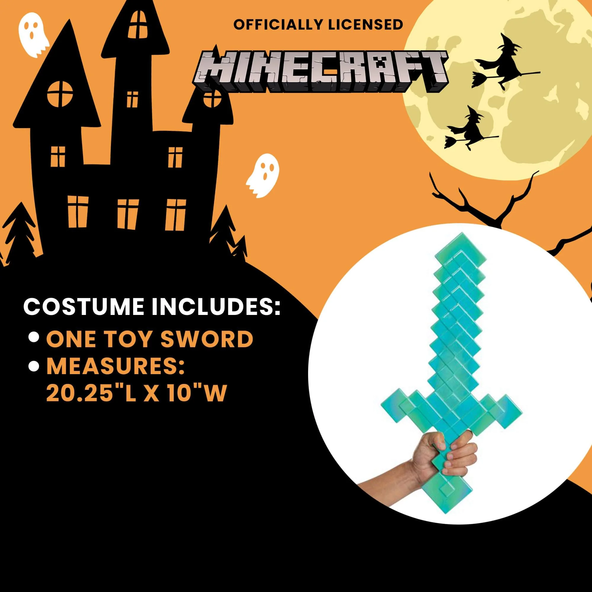 Minecraft Minecraft Diamond Sword Costume Accessory - Image 5