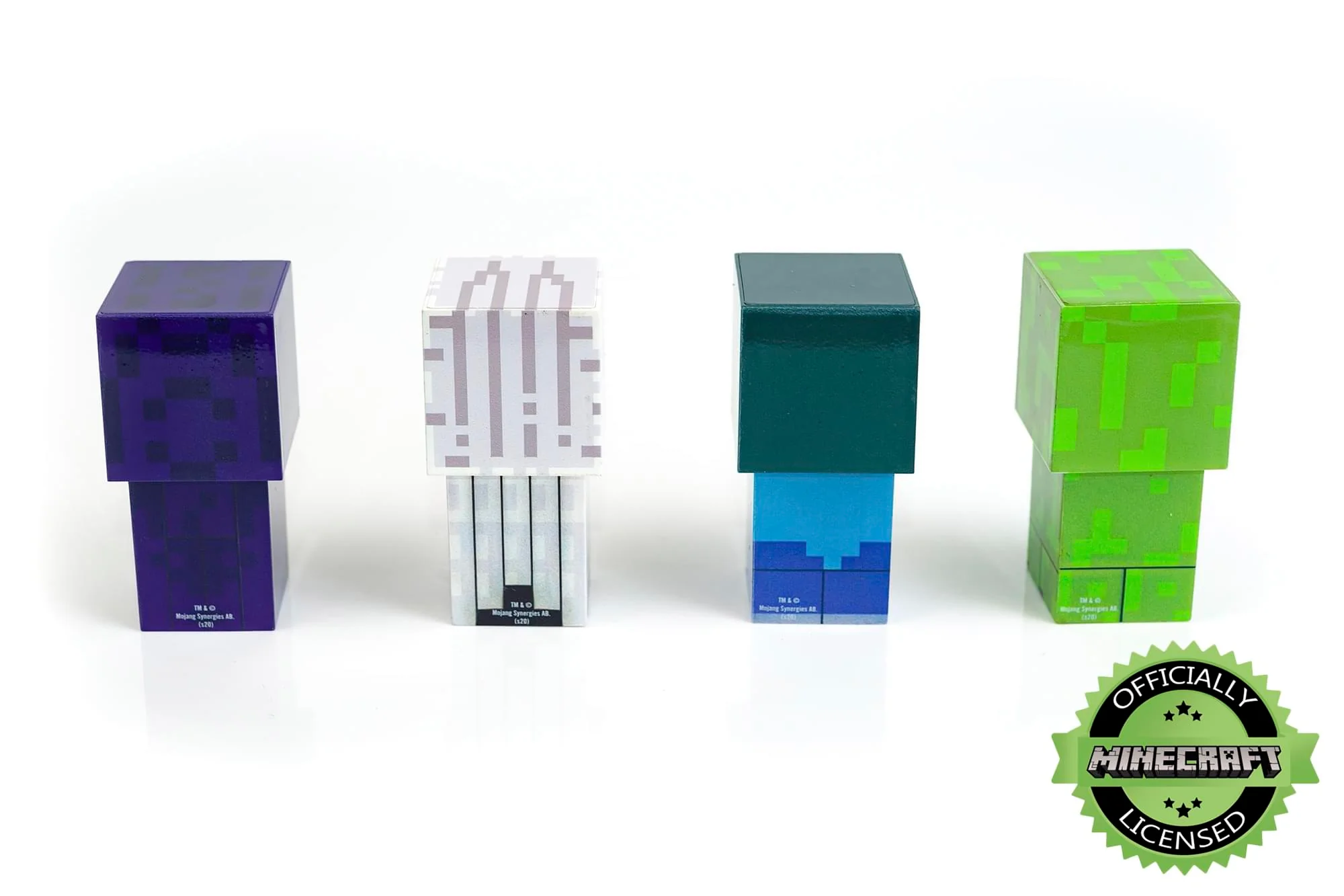 Minecraft Mini Mob 4-Piece Figure Mood Light Set | Battery Operated - Image 3