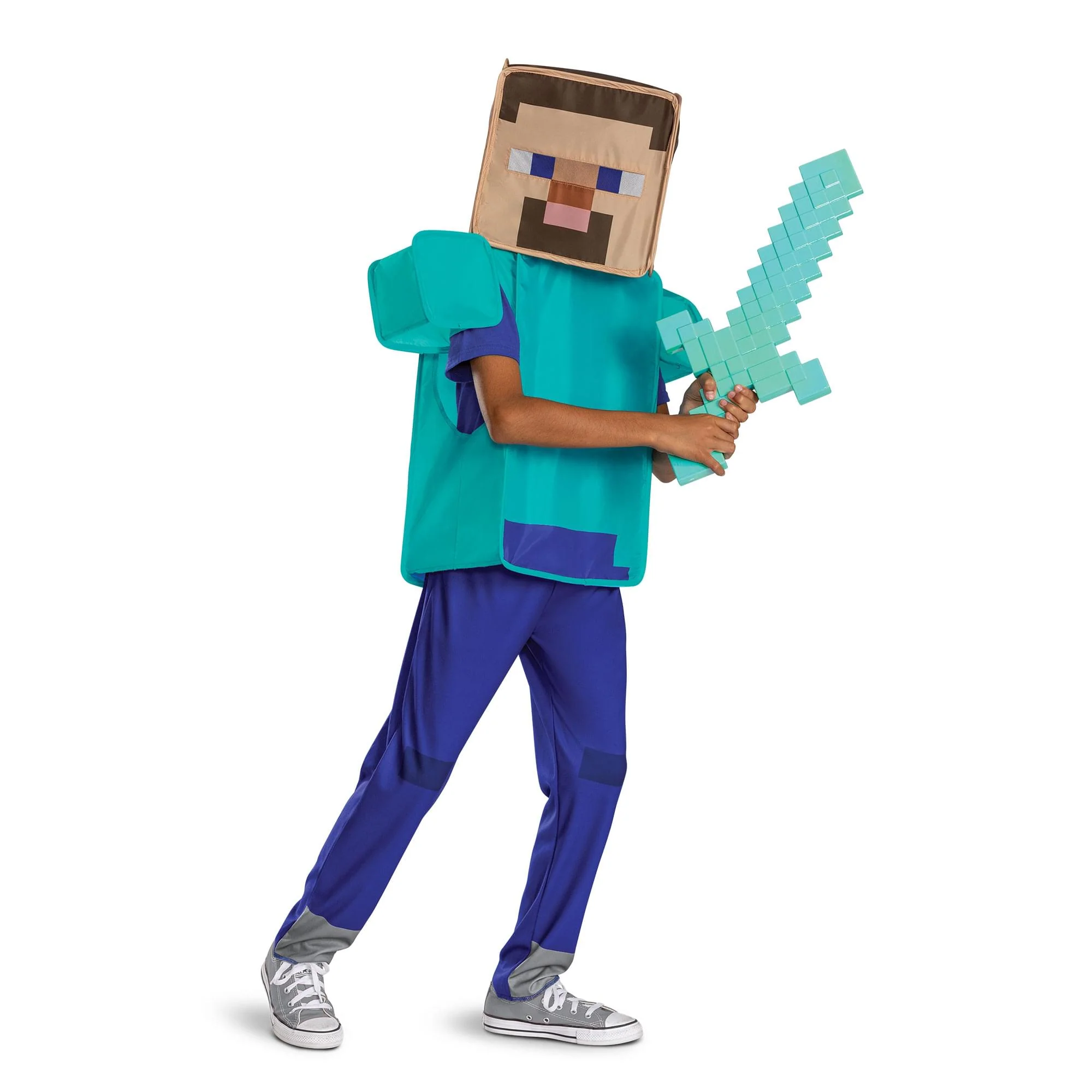 Minecraft Steve Pop Out Child Costume - Image 14