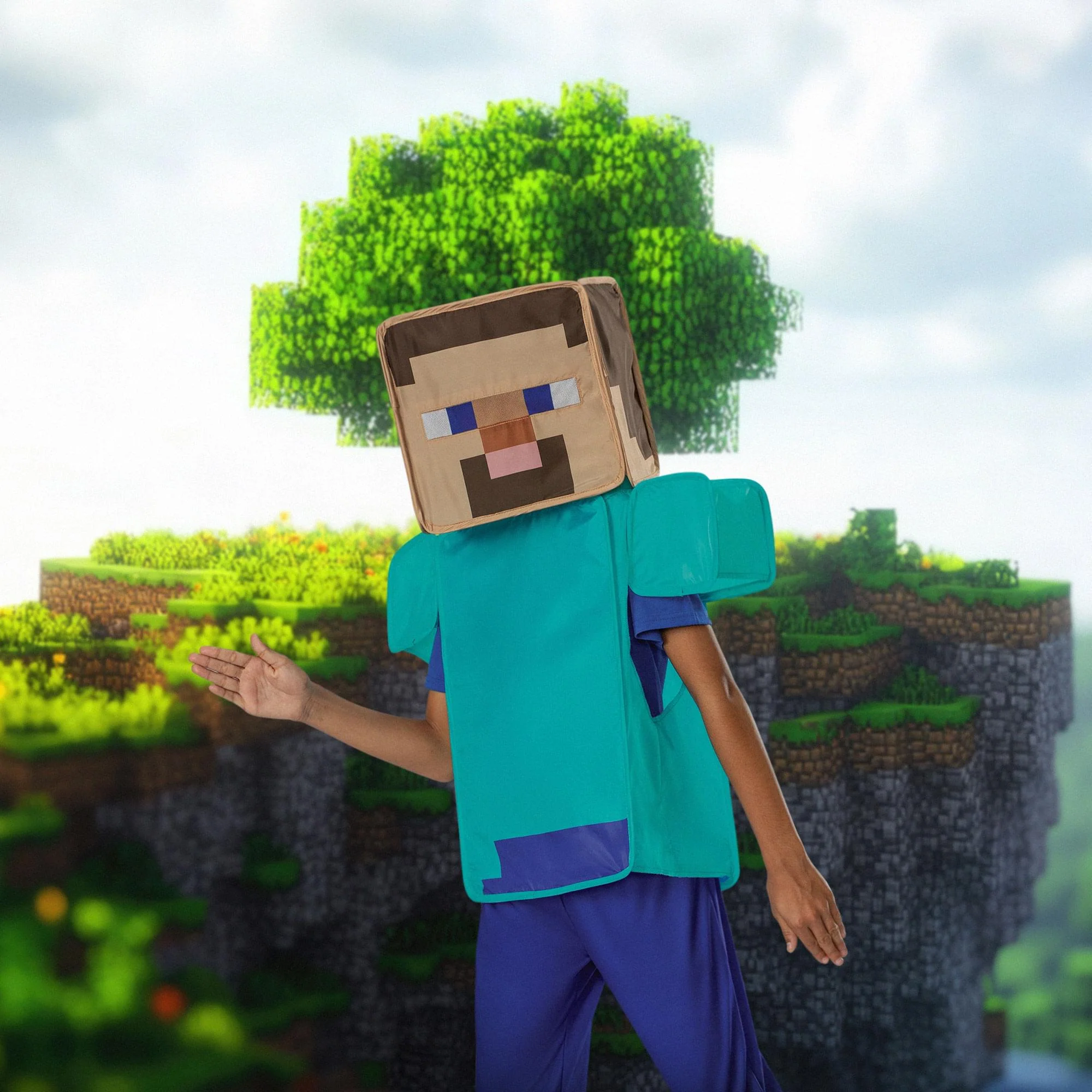 Minecraft Steve Pop Out Child Costume - Image 5