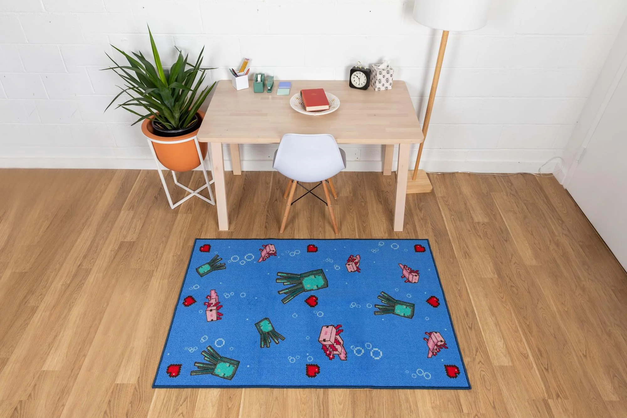 Minecraft Underwater Printed Area Rug | 60 x 39 Inches - Image 5