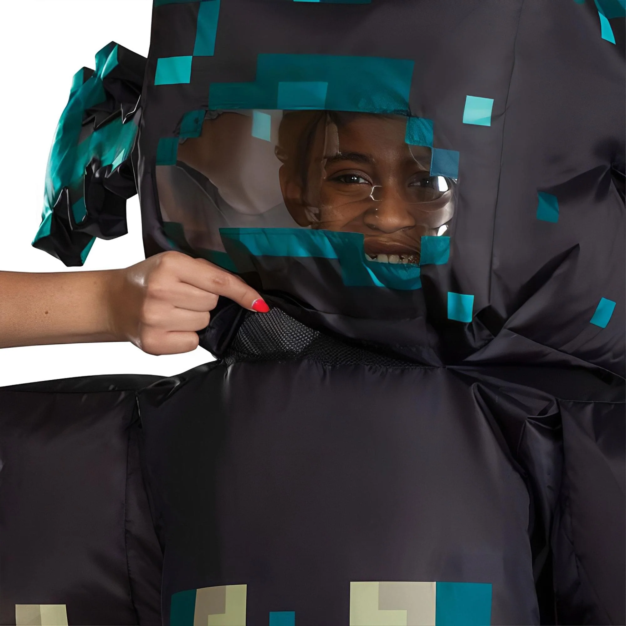 Minecraft Warden Inflatable  Child Costume | One Size Fits Most - Image 5