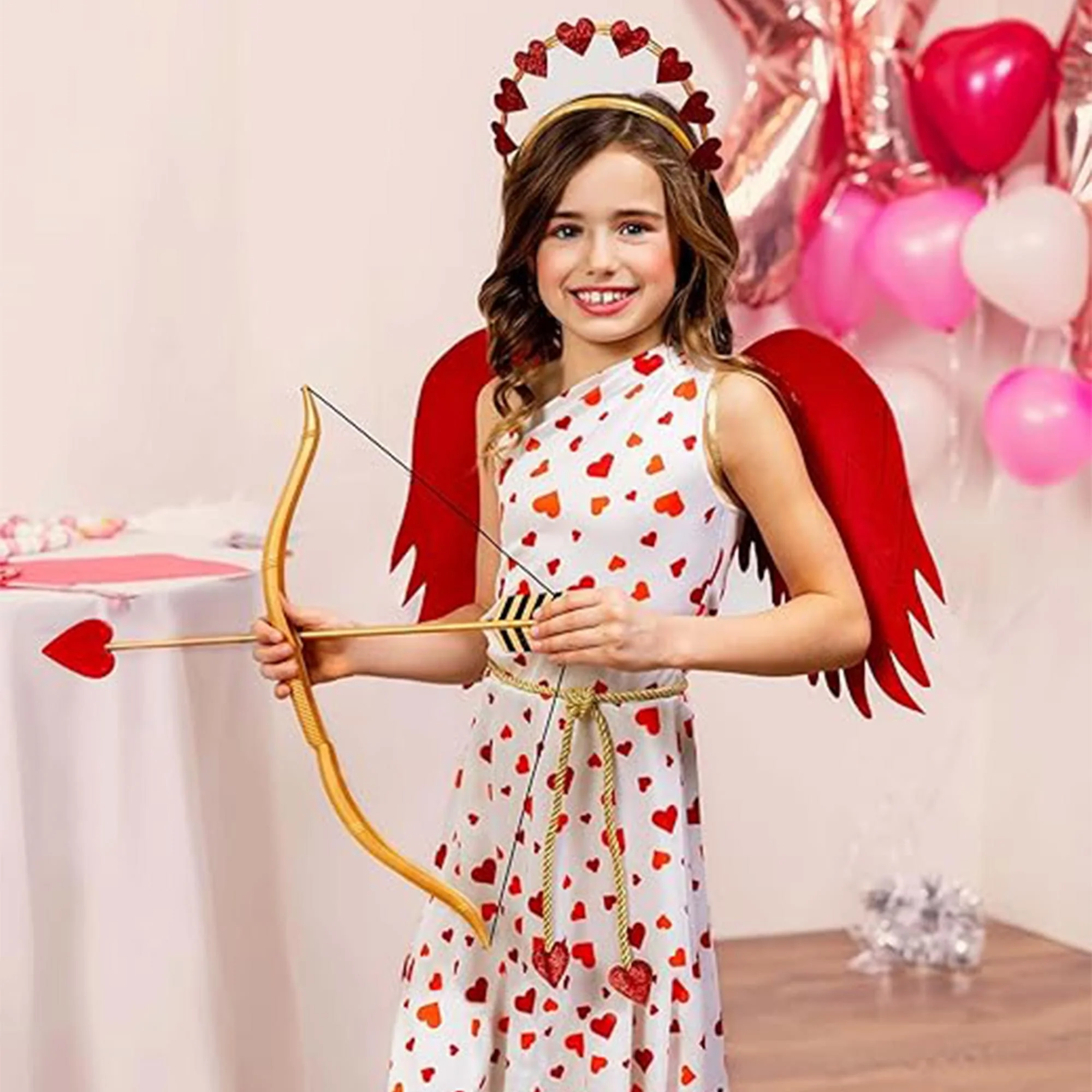 Mini Bow and Heart Arrow Adult Costume Accessory - Image 3