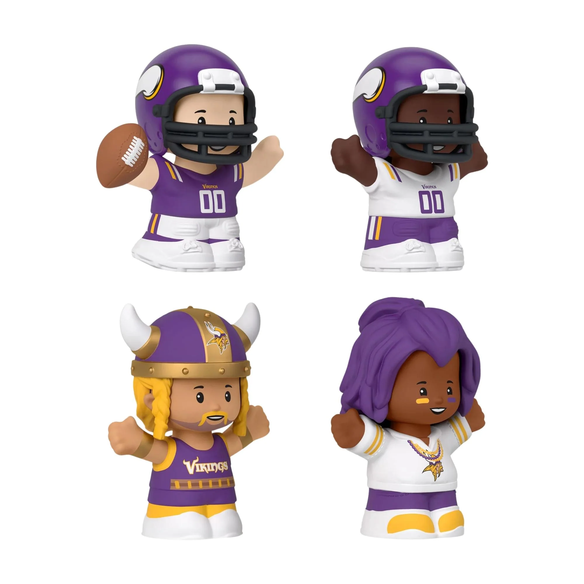 Minnesota Vikings 4-Piece NFL Little People Collector Set - Image 5