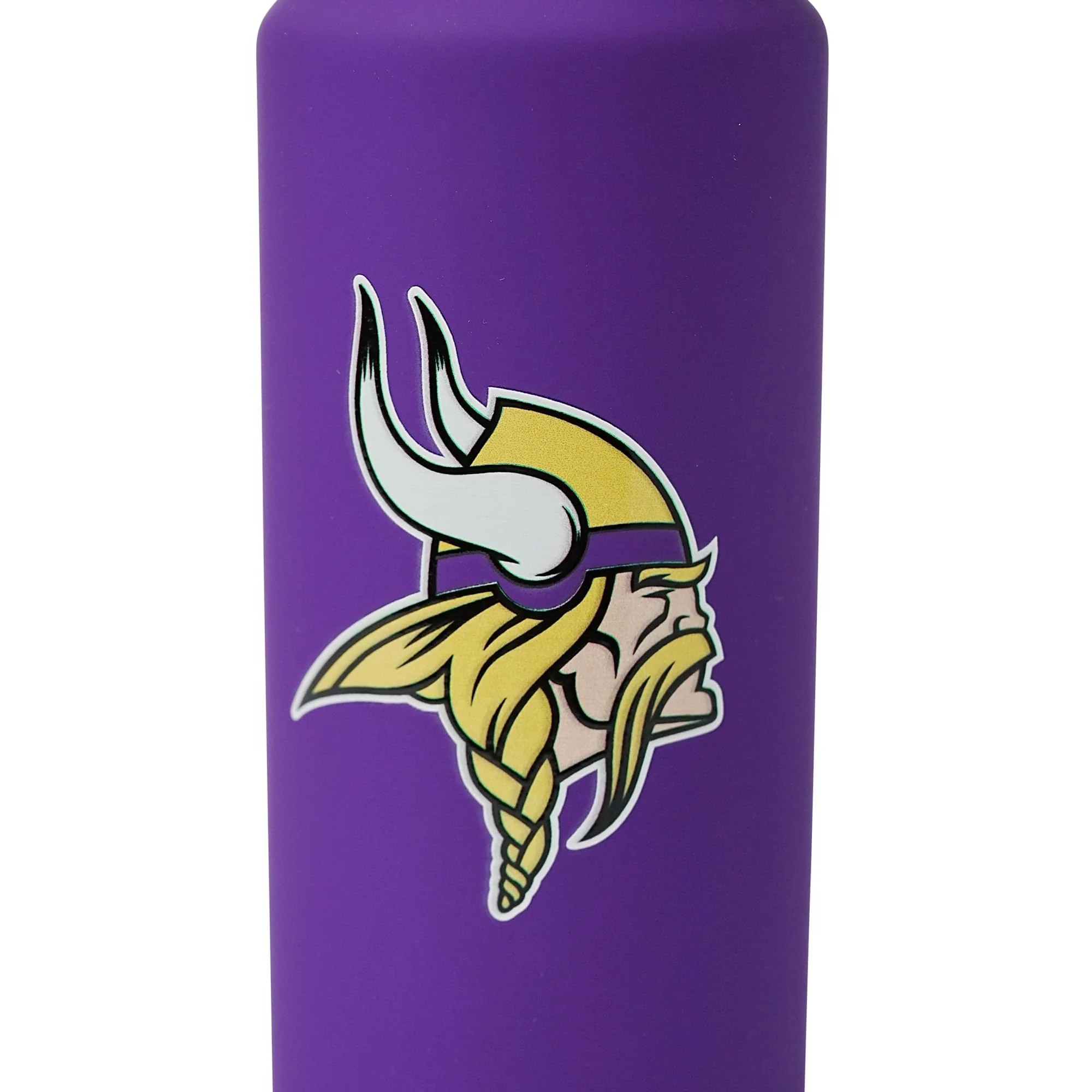 Minnesota Vikings Logo 25-Ounce Stainless Steel Flip-Top NFL Water Bottle - Image 3