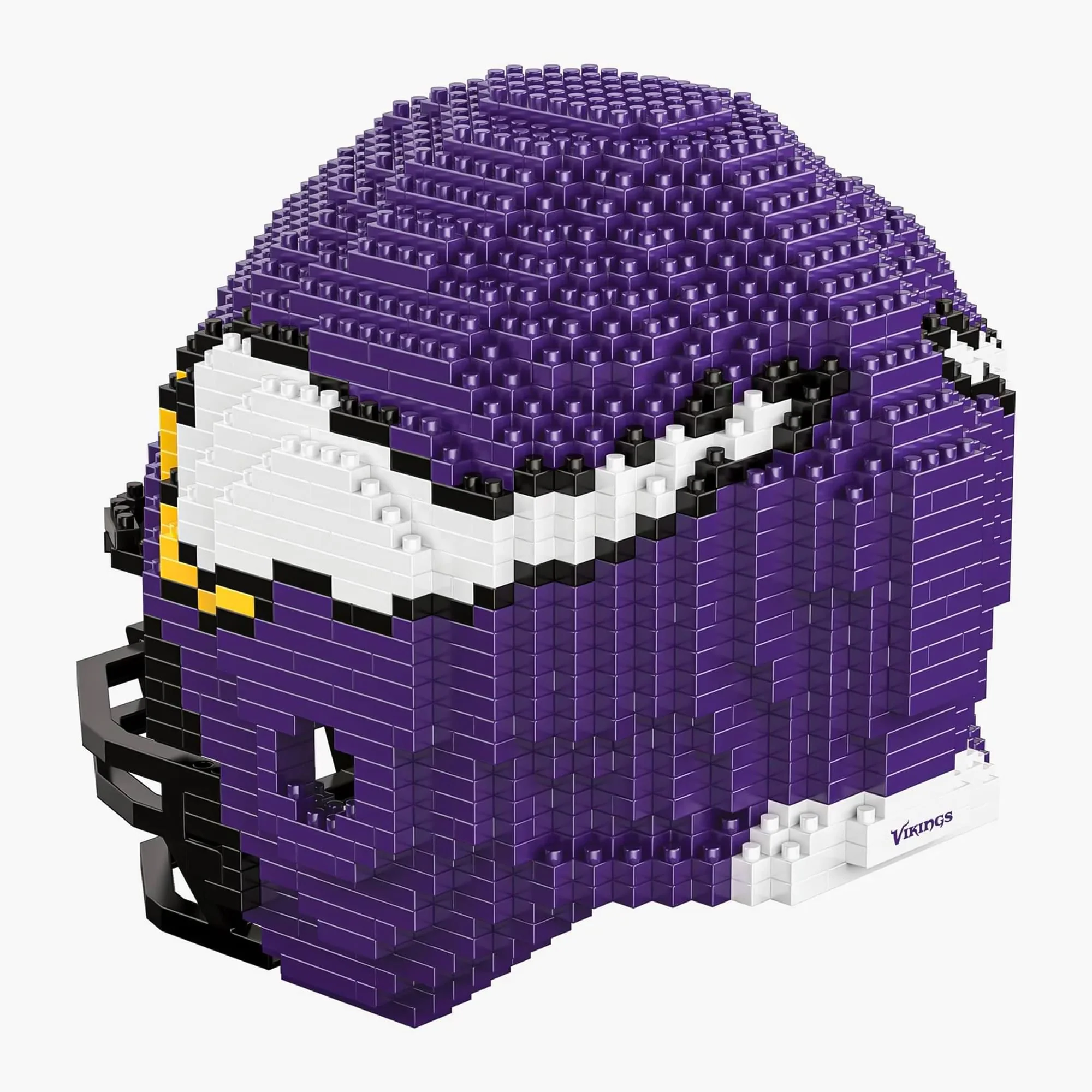 Minnesota Vikings NFL FOCO BRXLZ Helmet Building Block Set - Image 6