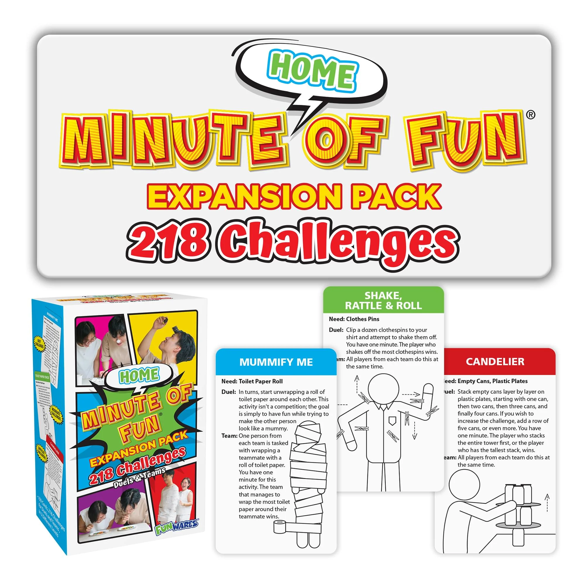 Minute Of Fun Home Expansion Pack | 218 Questions - Image 2