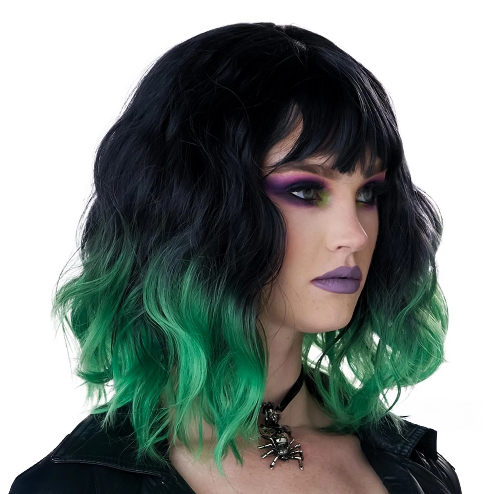 Miss Behaving Wig Green - Image 2