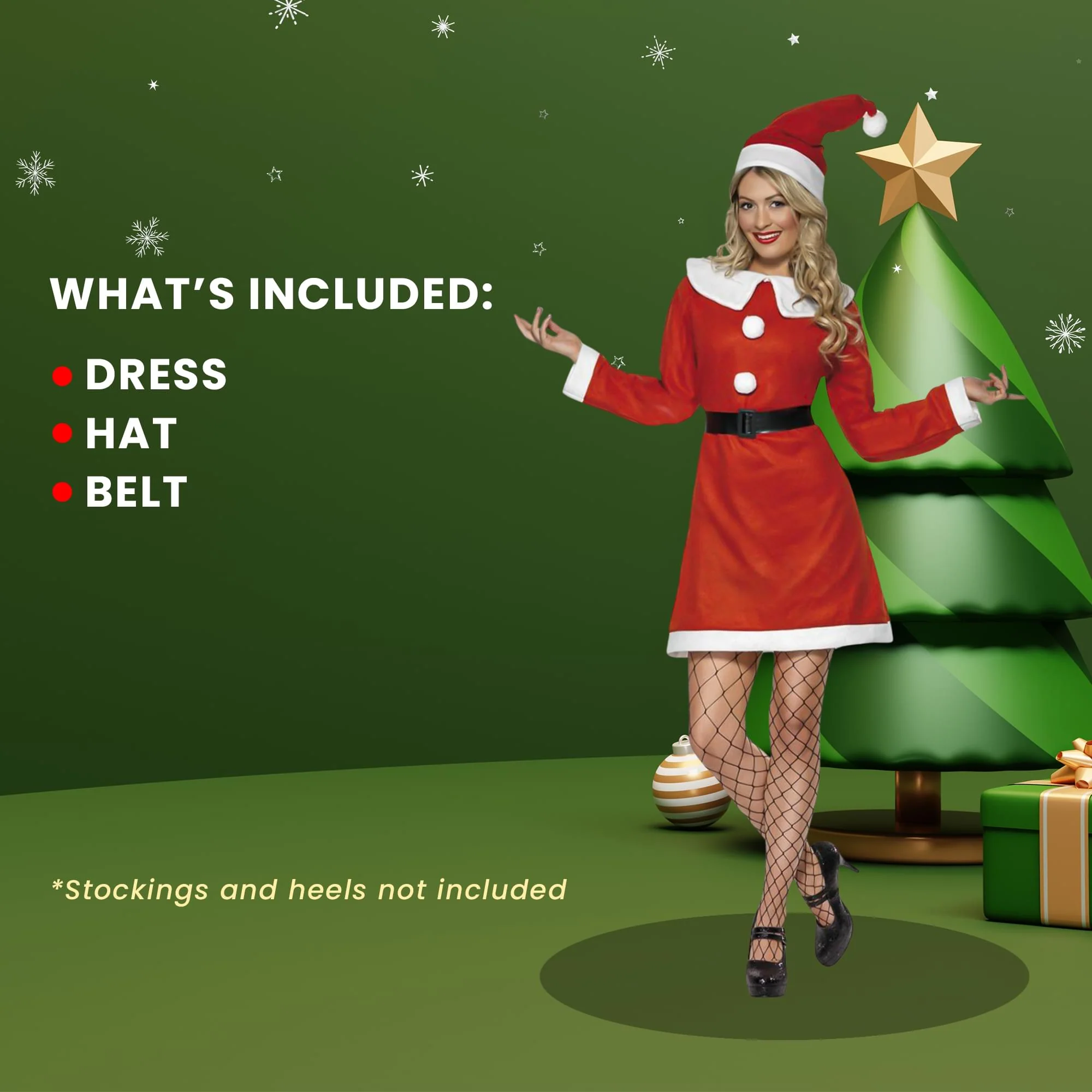 Miss Claus Adult Costume - Image 13