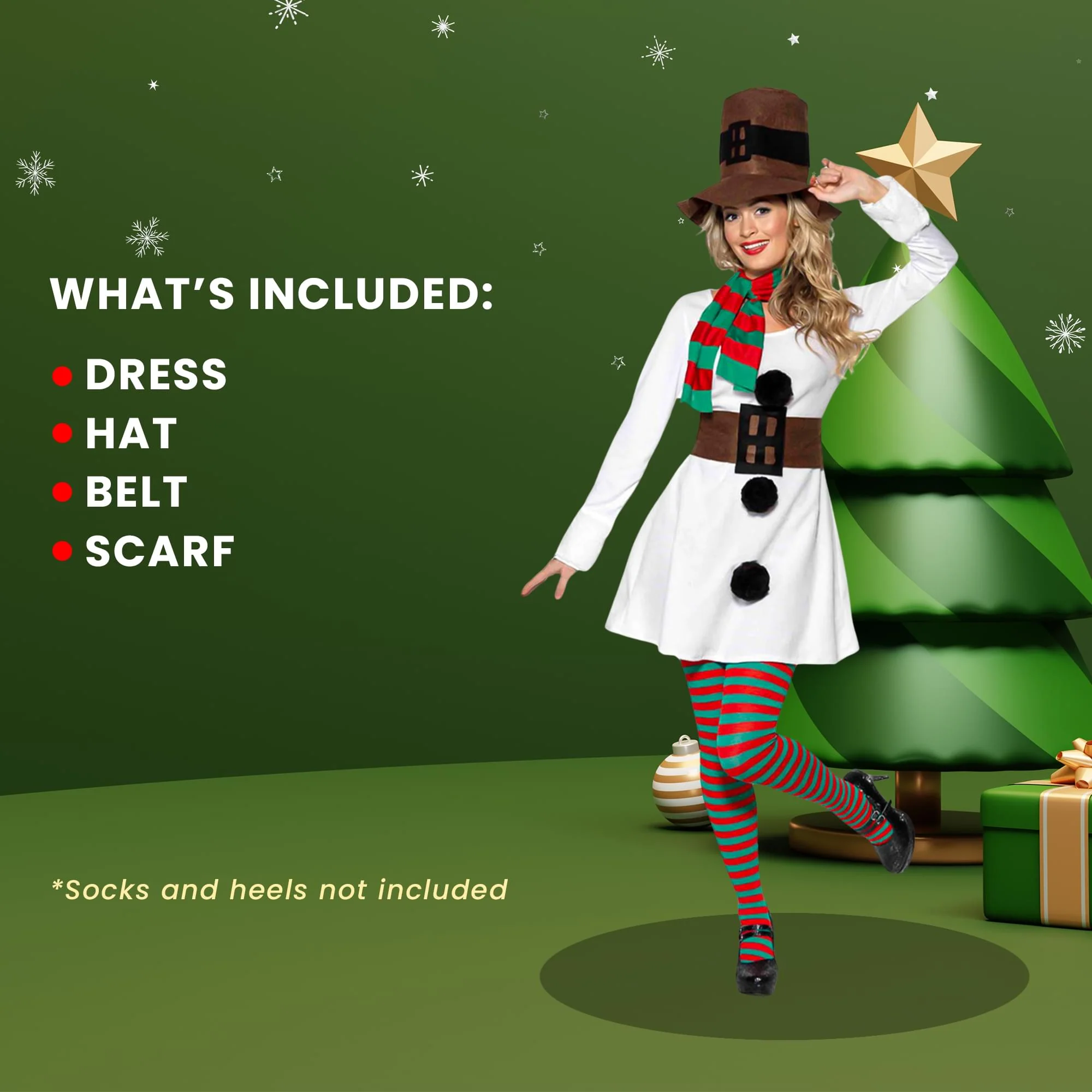 Miss Snowman Adult Costume - Image 21