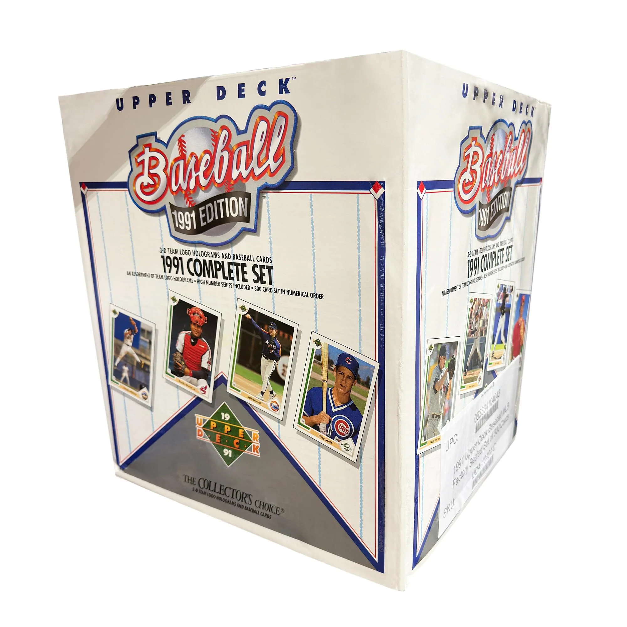 MLB 1991 Upper Deck Baseball Factory Sealed Set of 800 Cards - Image 3