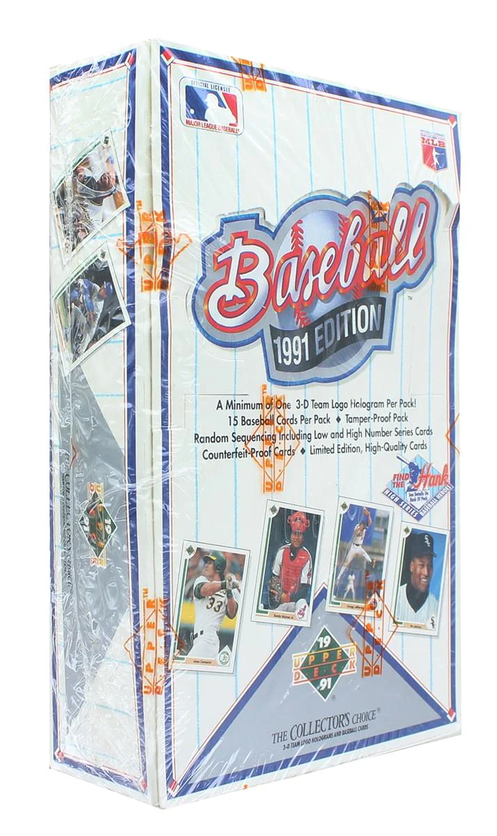 1991 Upper Deck Baseball High Series Find Hank Box - Image 2