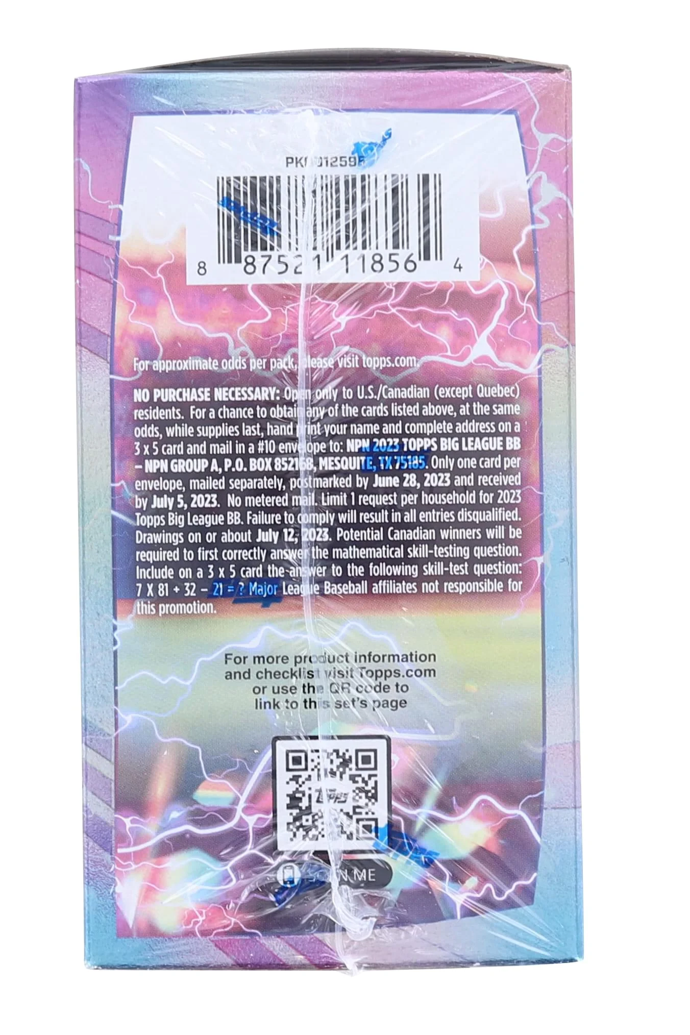 MLB 2023 Topps Big League Baseball Value Box | 10 Packs Per Box - Image 3