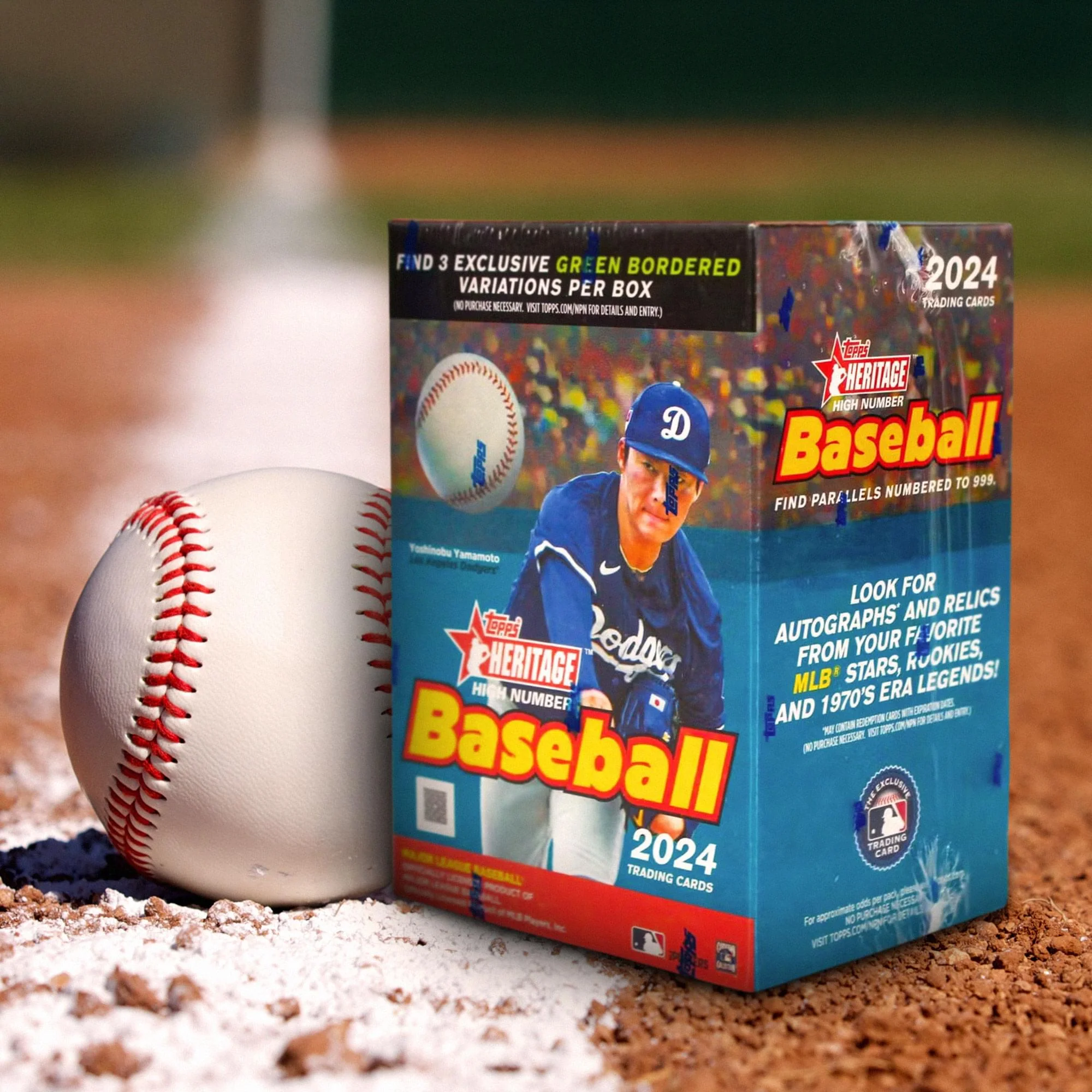 MLB 2024 Topps Heritage High Number Baseball Blaster Box| 8 Packs - Image 6
