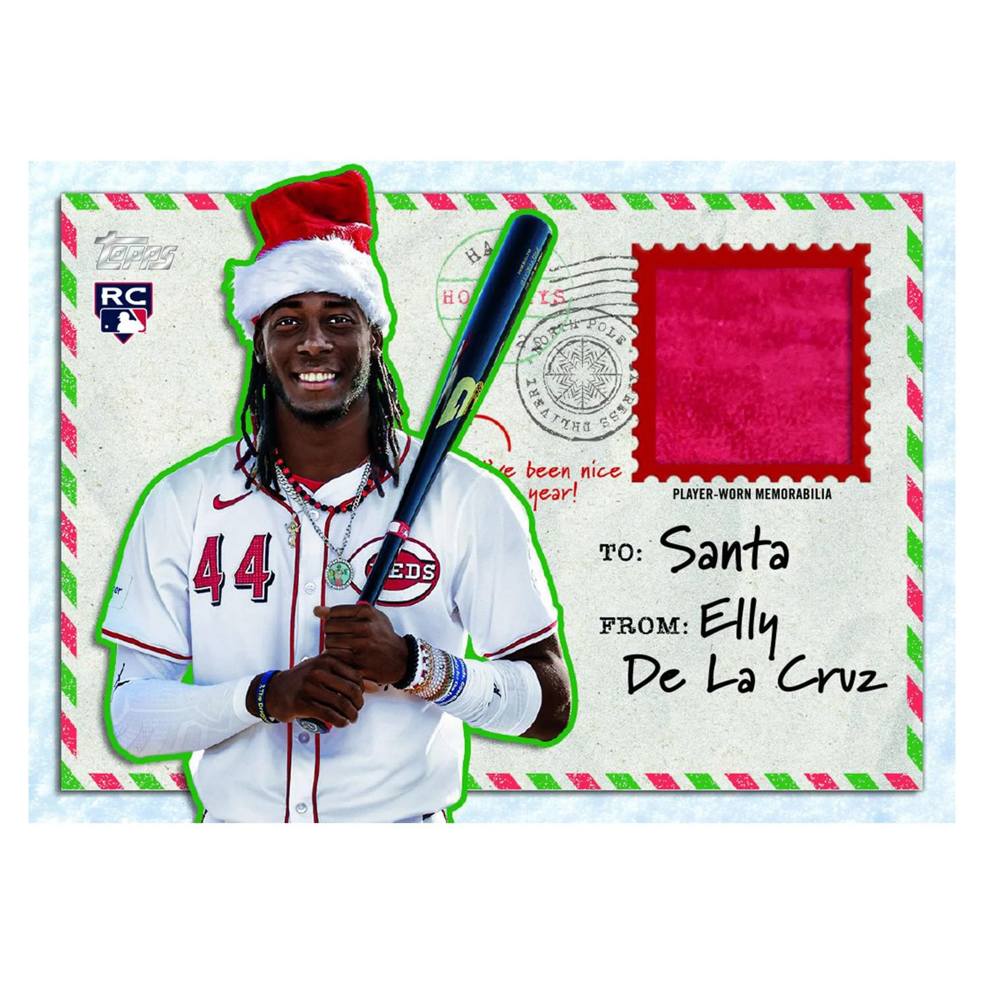 MLB 2024 Topps Holiday Baseball Mega Box | 10 Packs - Image 3