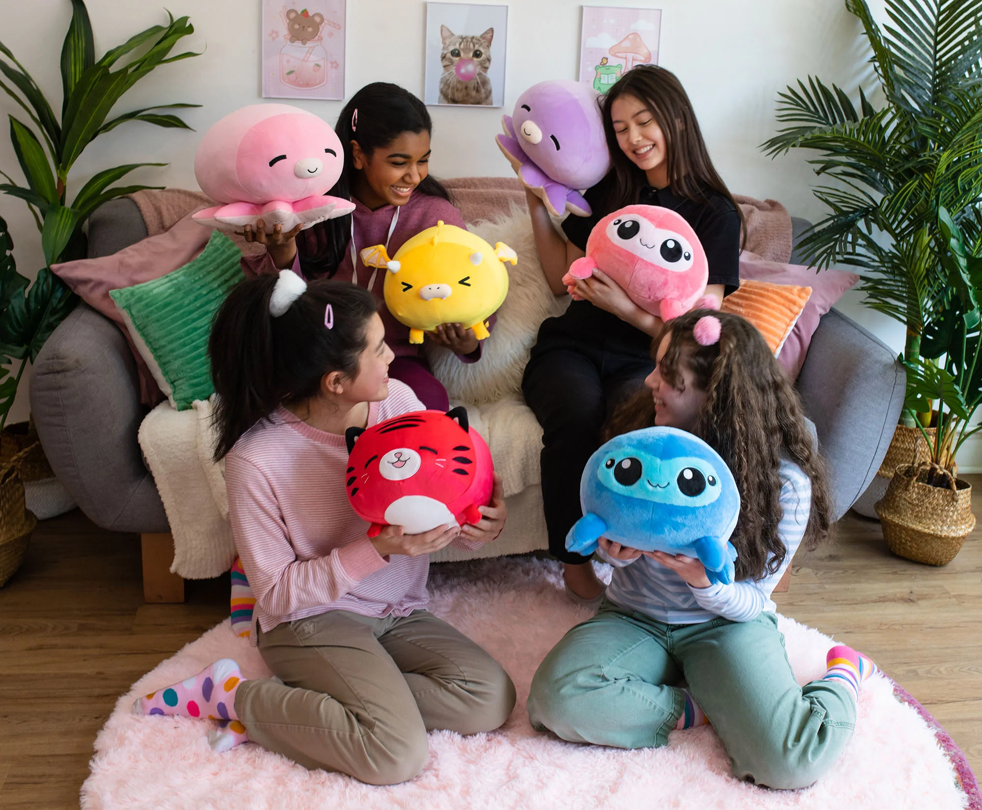 MochiOshis 12-Inch Character Plush Toy Animal Purple Octopus | Ibuki Inkyoshi - Image 9