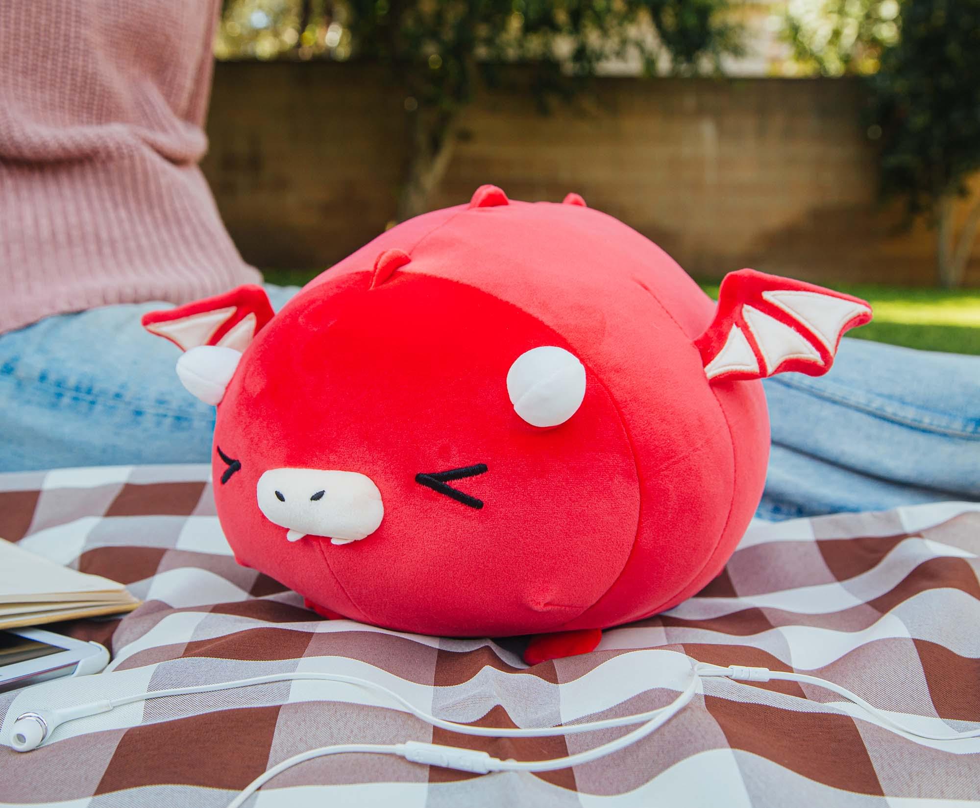 MochiOshis Red Dragon 12-Inch Character Plush Toy | Fujinobu Firoshi - Image 9